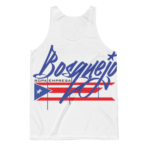 Men  "SKETCH SPANISH" Front Print Special Limited EditionTANK