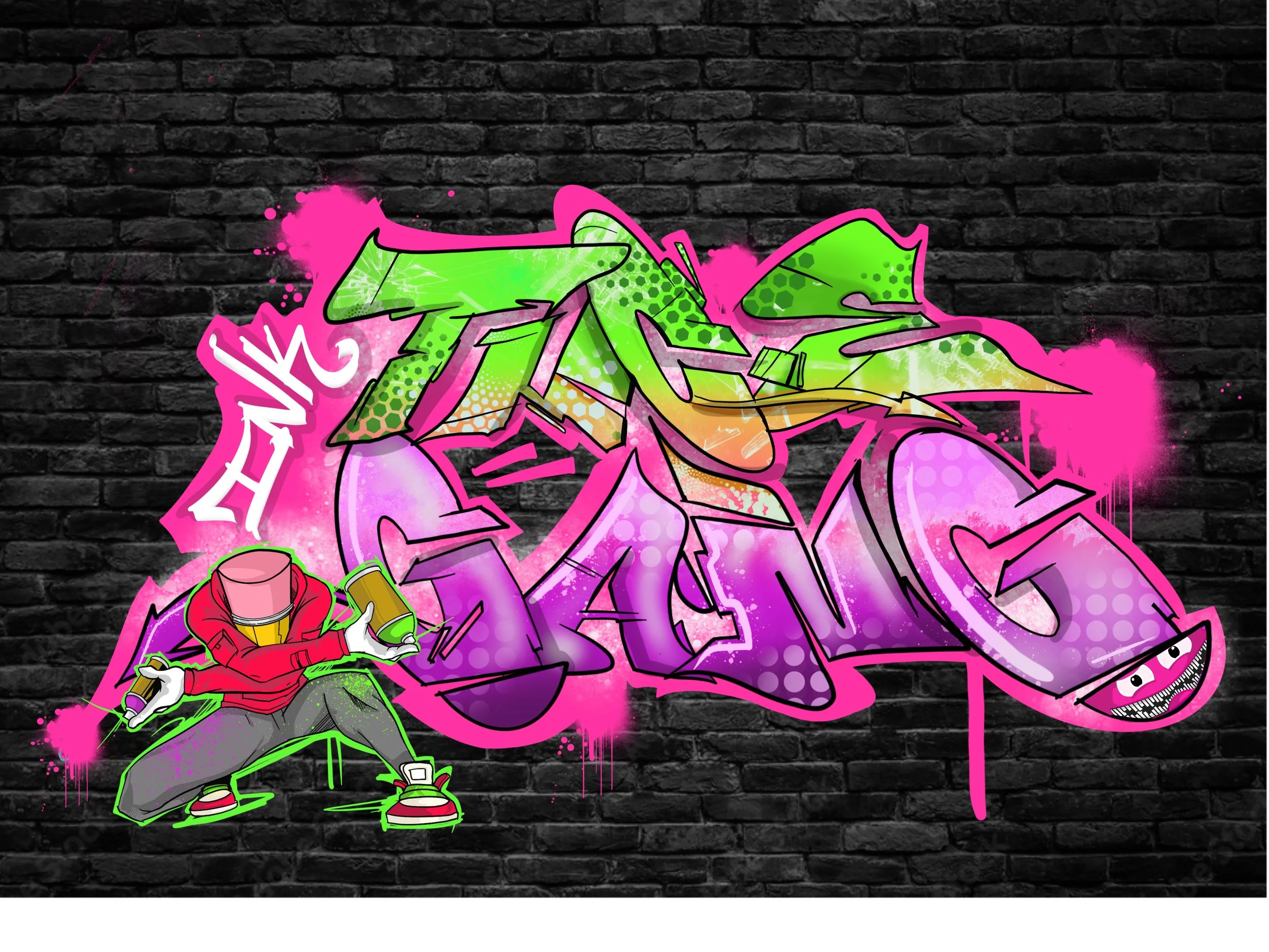 INKTUCE GANG 8.5 X 11 PRINT