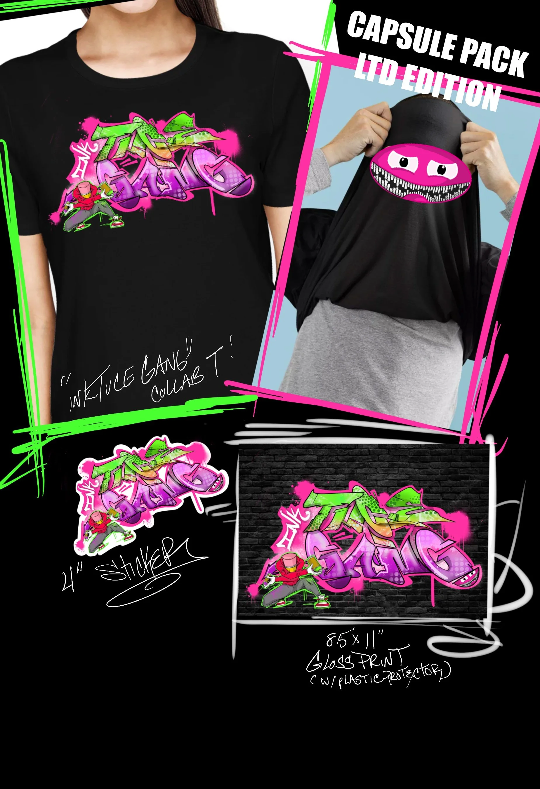 Sketch x INKTUCE : INKTUCE GANG Capsule Collection