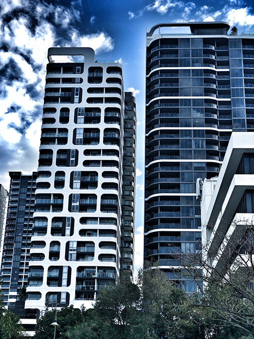 Architecture in Brisbane, Australia.