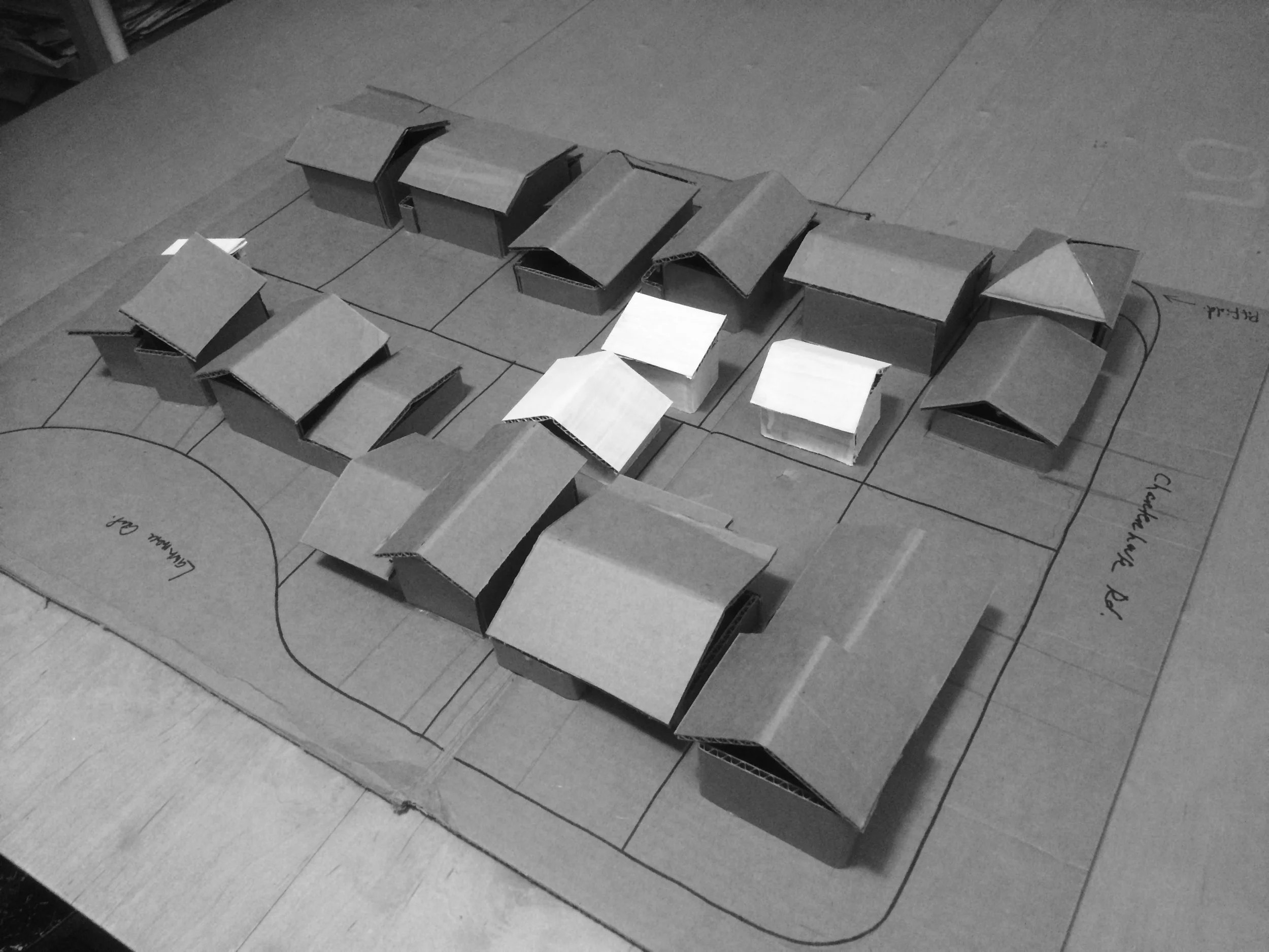Model for gauging shading and overlook in garden suites