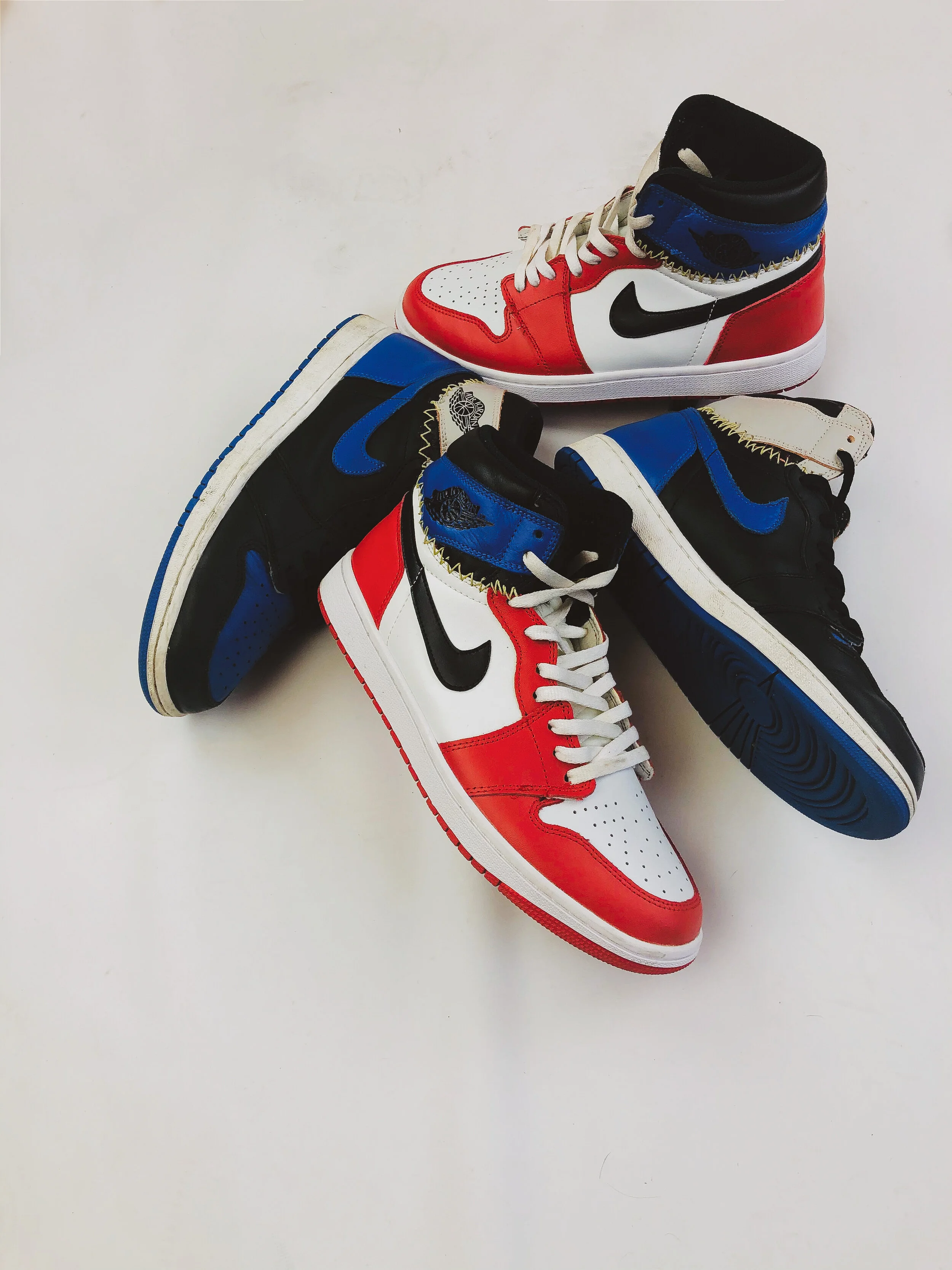 Cut & Sew - Air Jordan 1 - Royals & Chicagos