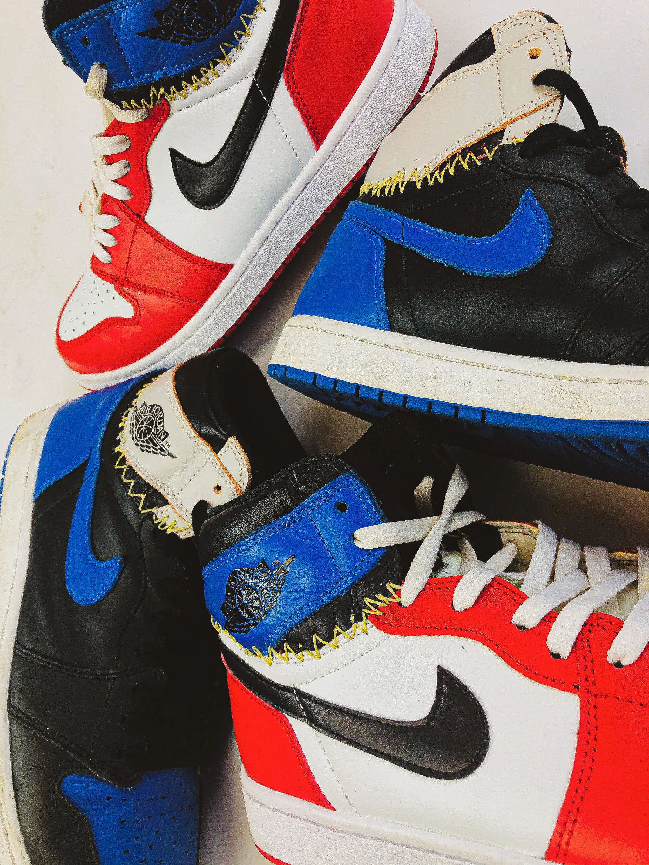 Cut & Sew - Air Jordan 1 - Royals & Chicagos