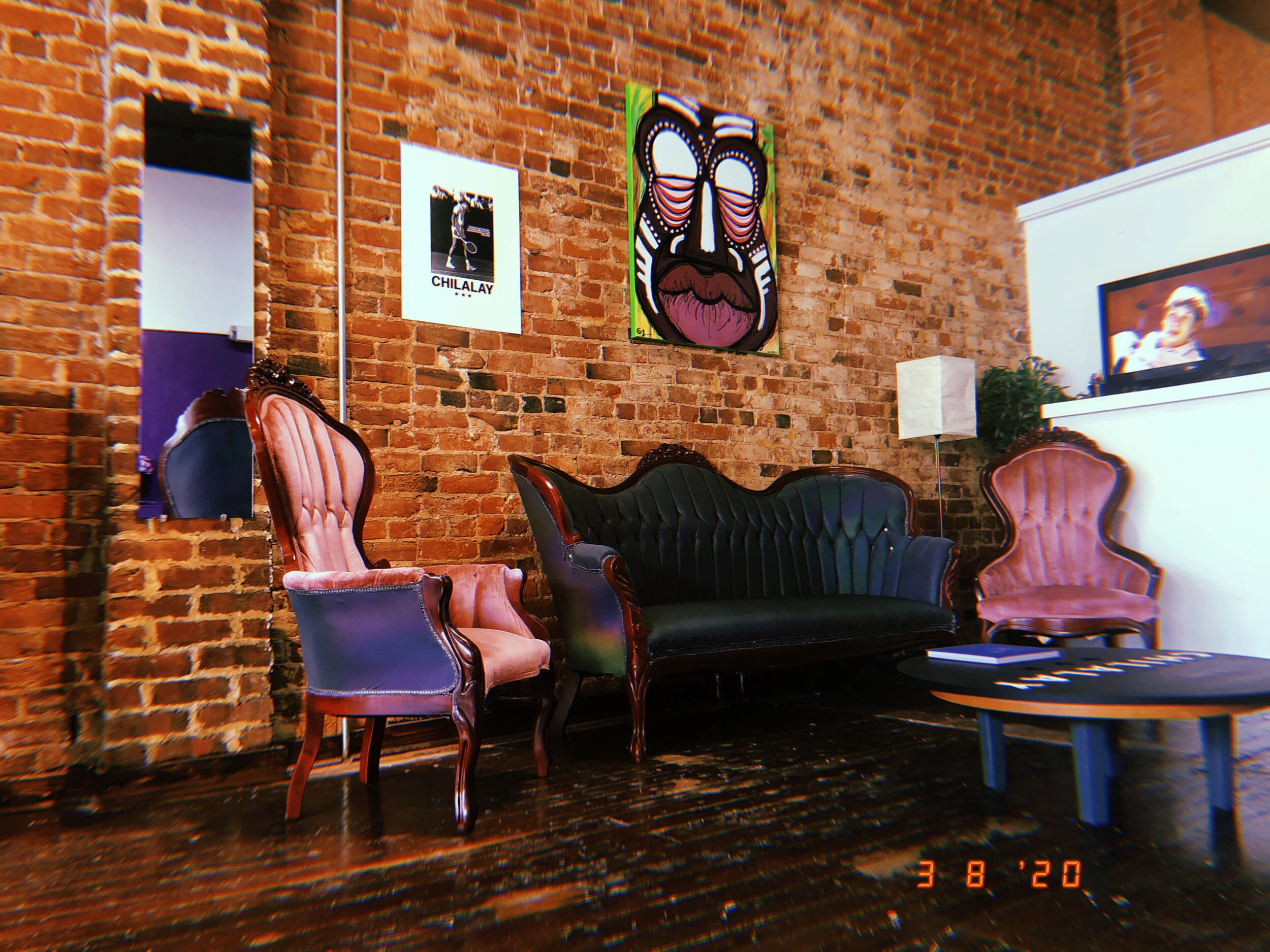 Reupholstered Couch Set