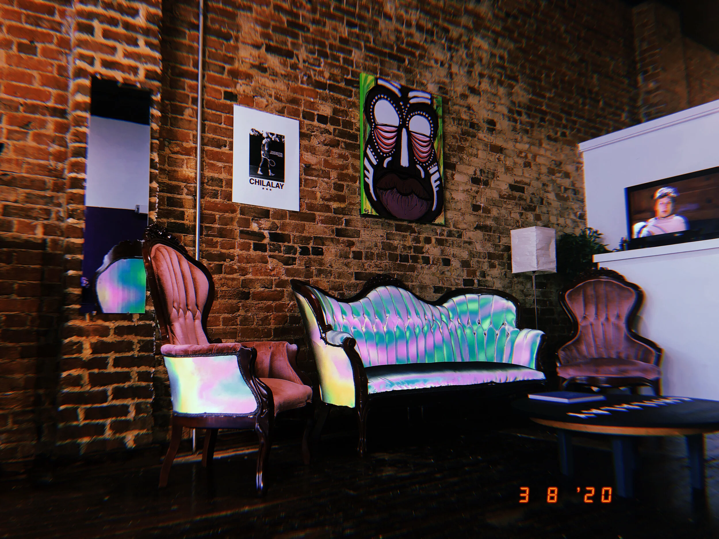 Reupholstered Couch Set