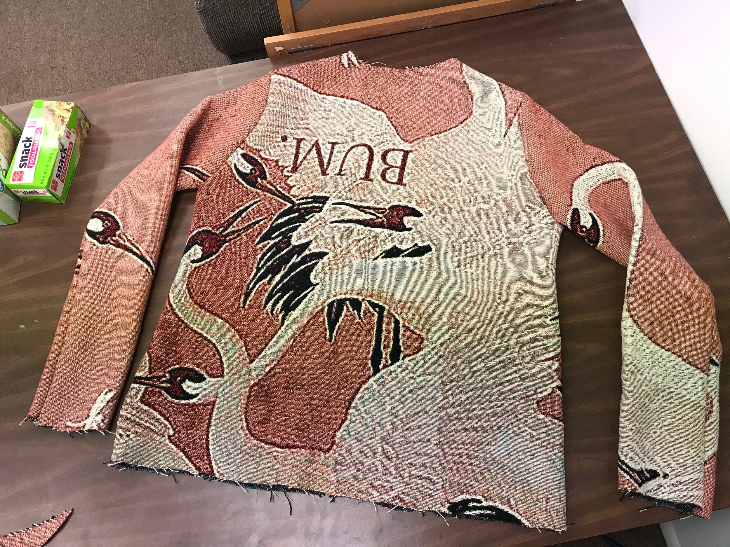 Cut & Sew Blanket Sweater