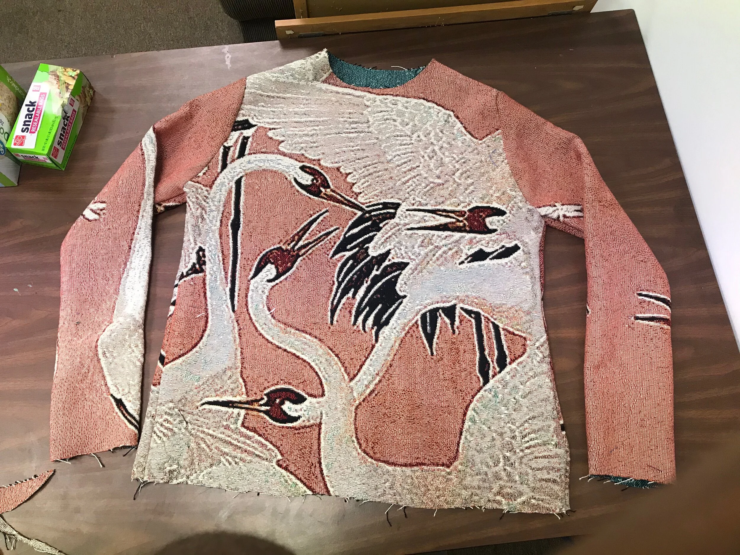 Cut & Sew Blanket Sweater