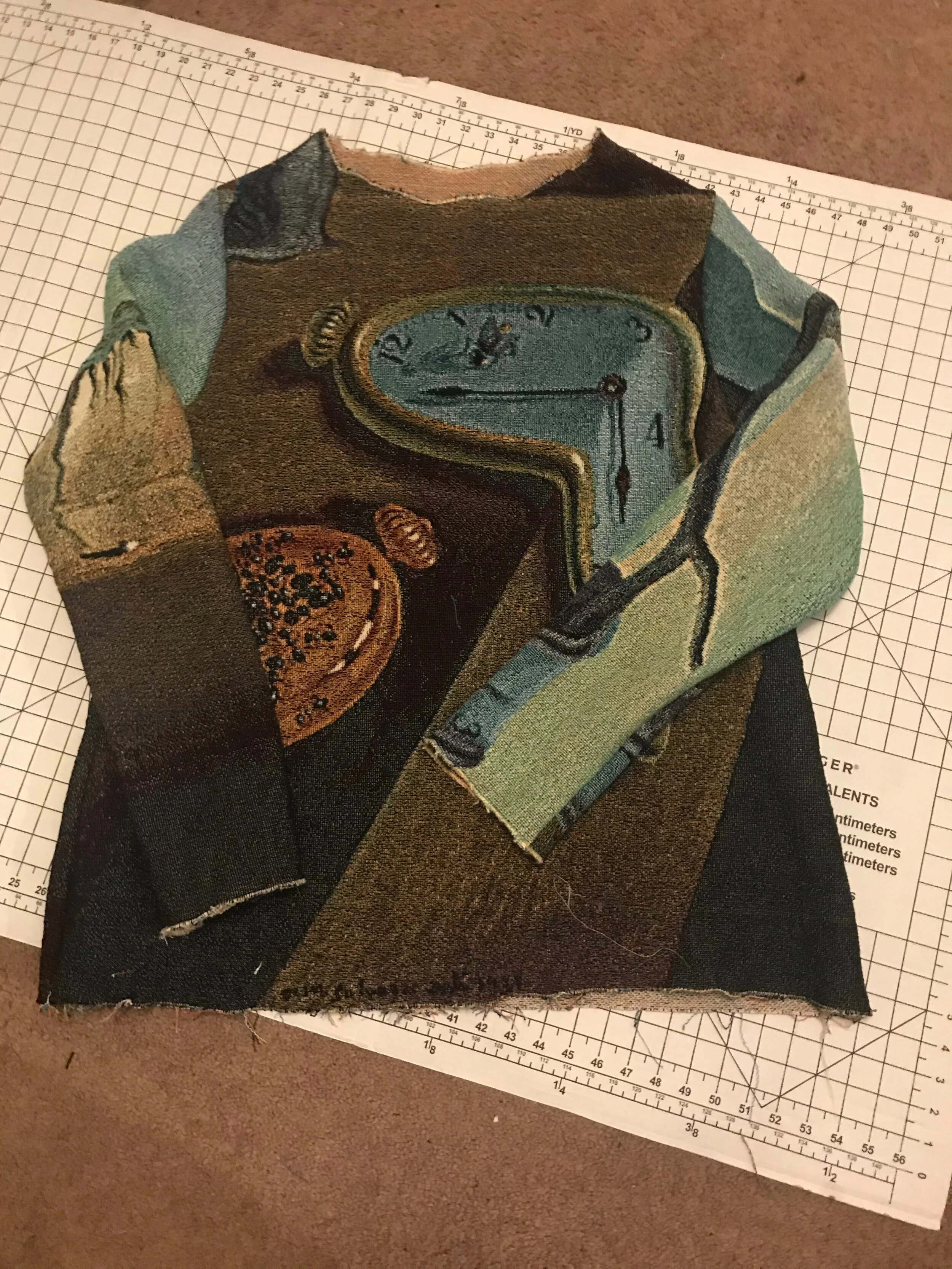 Cut & Sew Blanket Sweater