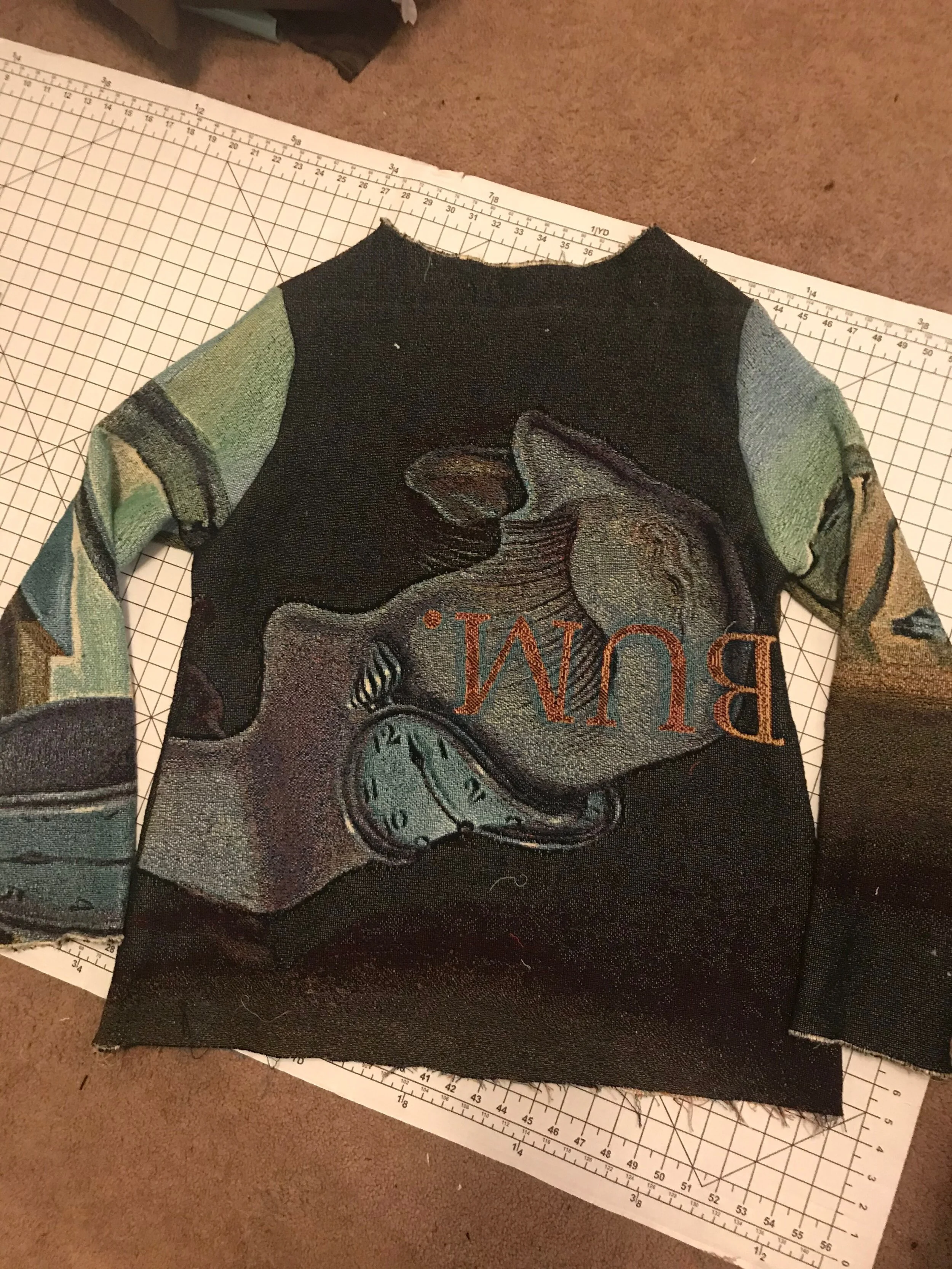 Cut & Sew Blanket Sweater