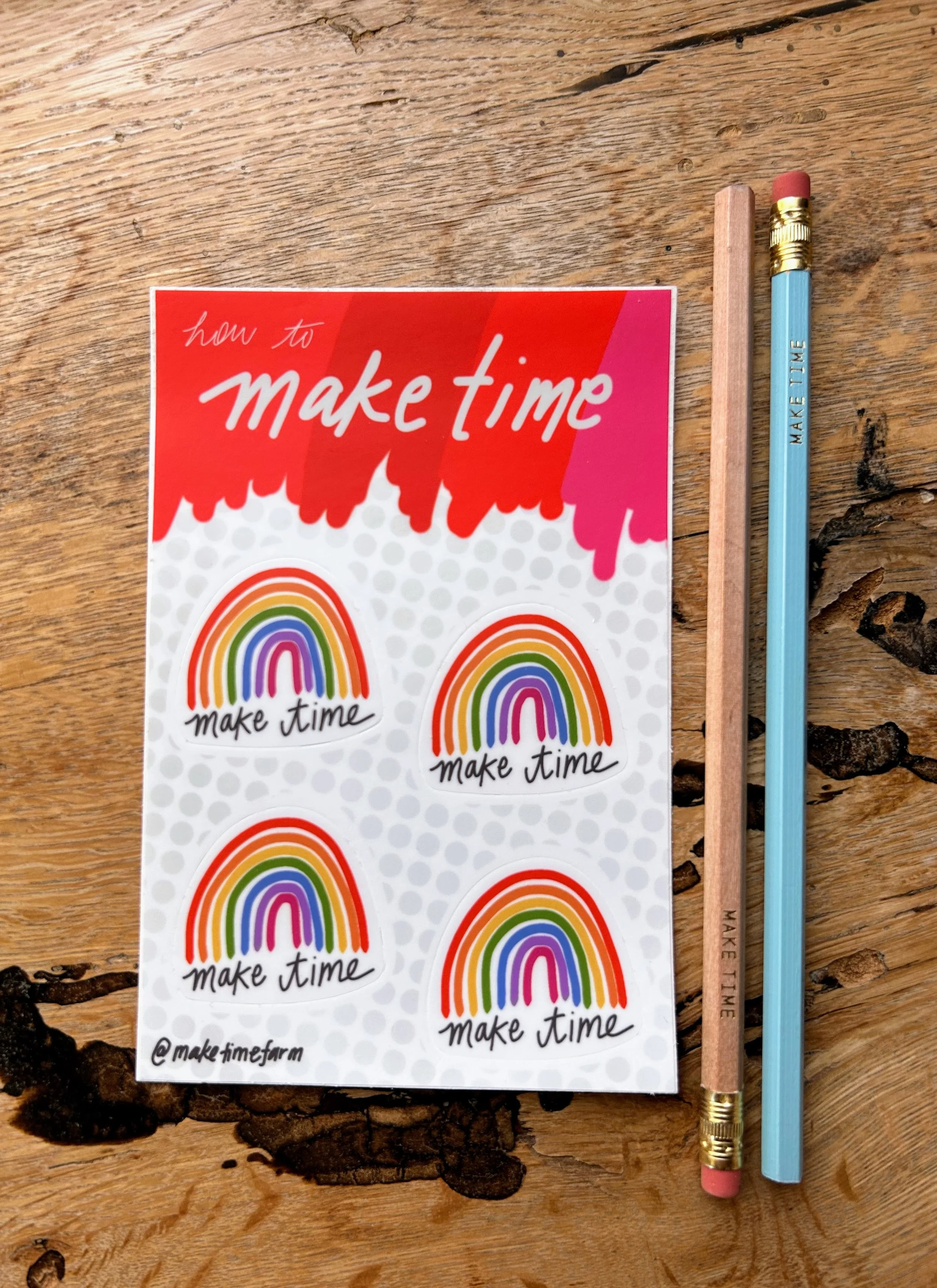 make time rainbow sticker sheet pencil.jpg