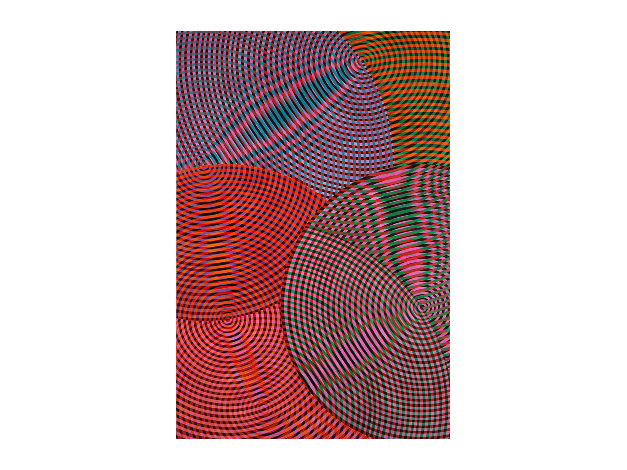 John Aslanidis Sonic no.58 , 2017 oil and acrylic on canvas 182 x 133cm