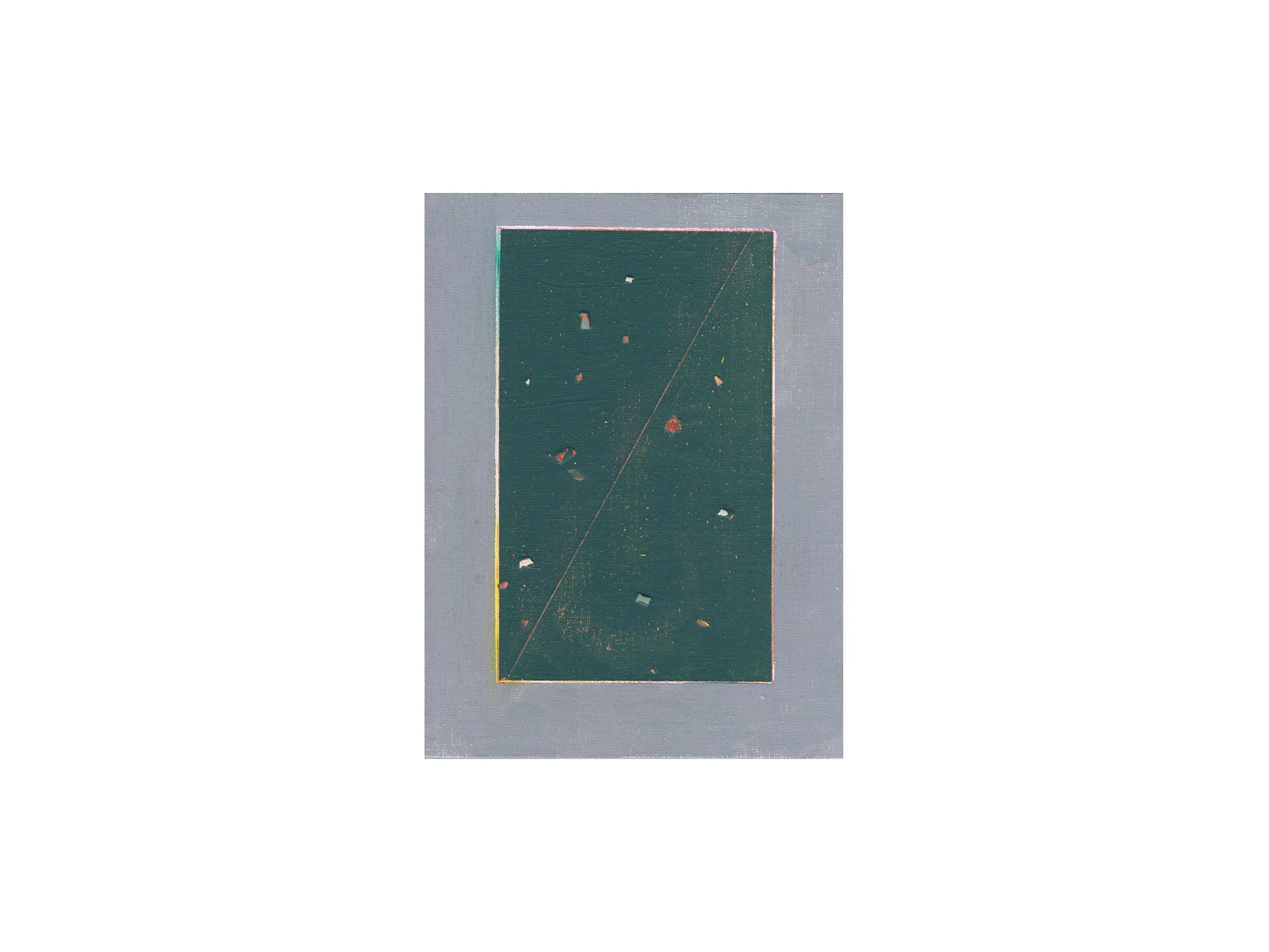 Tom Vincent IVM Reduction , 2016 acrylic, selenite, aerosol and coloured pencil on board 30 x 23cm ARTIST BIO