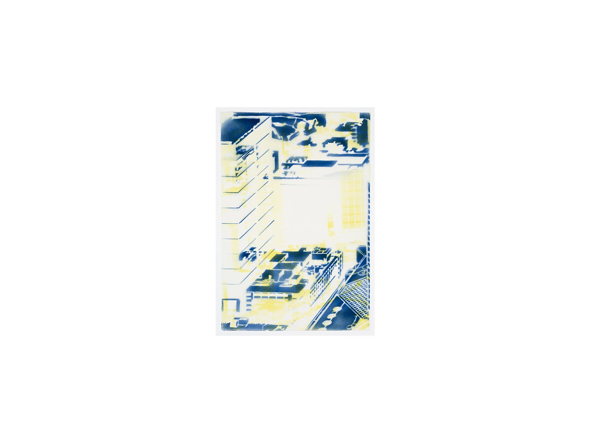Louise Forthun Shine , 2016 synthetic polymer on paper 78 x 54cm ARTIST BIO
