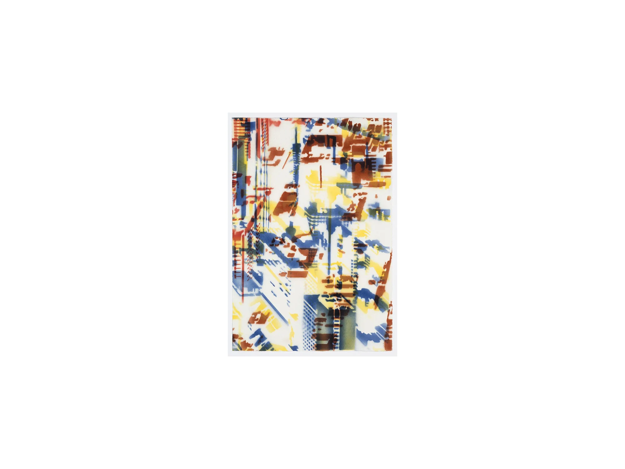 Louise Forthun Twinkling , 2016 synthetic polymer on paper 78 x 54cm ARTIST BIO