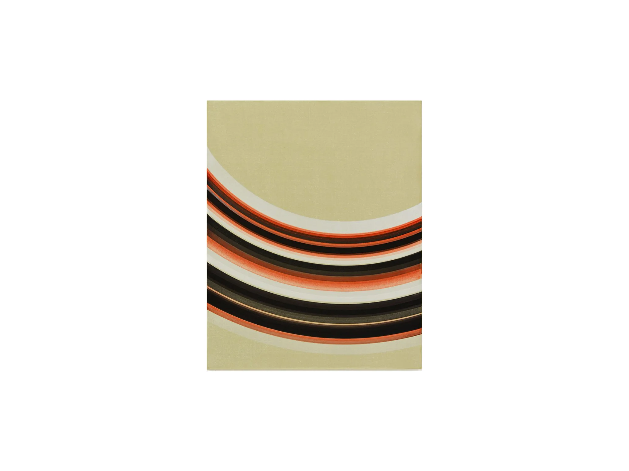 Justin Andrews Radius 4 , 2016 acrylic on canvas over braced panel 76.0 x 61.5cm ARTIST BIO