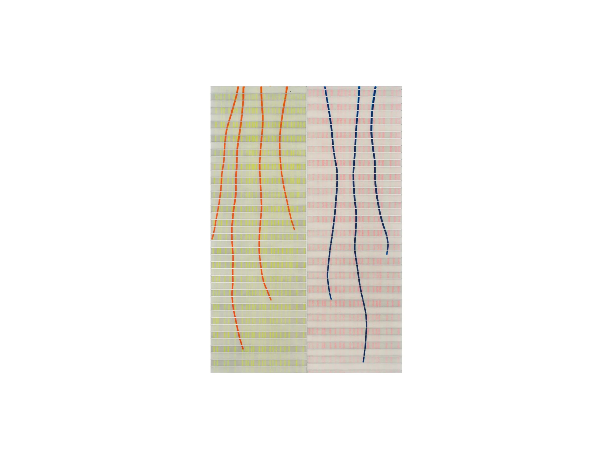 David Wallage The Anatomy of Memory no. 2 , 2015 acrylic on linen on Dibond® 90 x 60cm ARTIST BIO