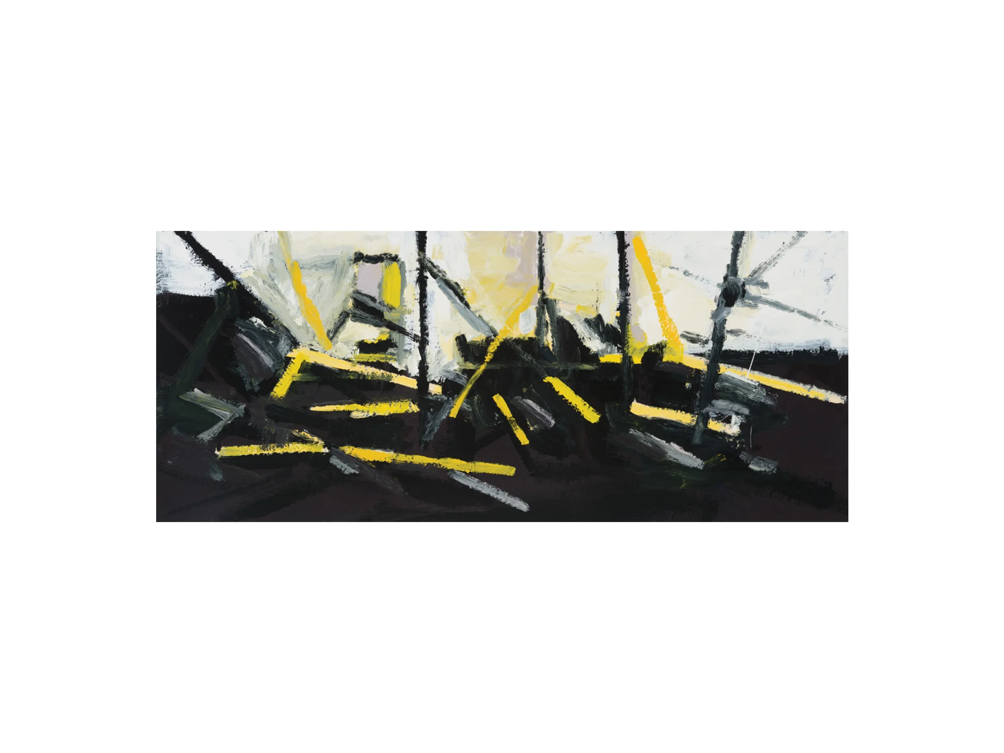 James Clayden Carpark , 2016 enamel on board 320 x 750cm ARTIST BIO