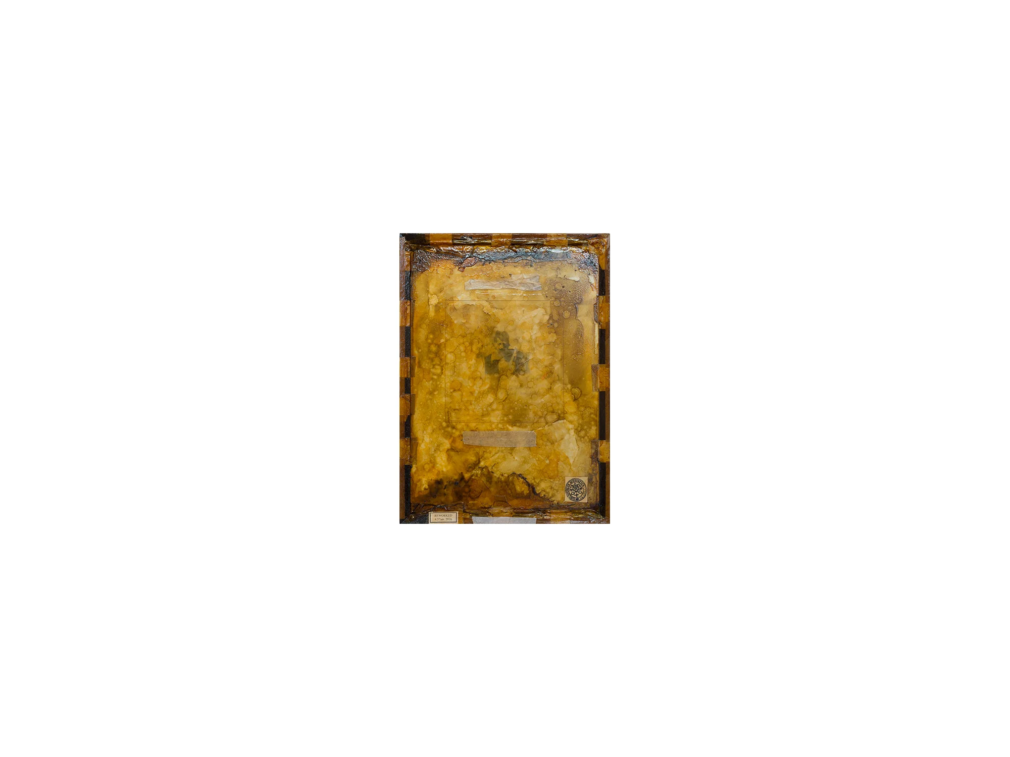 Bernard Sachs Perpetual Motion (Portrait of Heinrich Anton Muller) , 2016 mixed media on framed paper 65 x 44cm ARTIST BIO