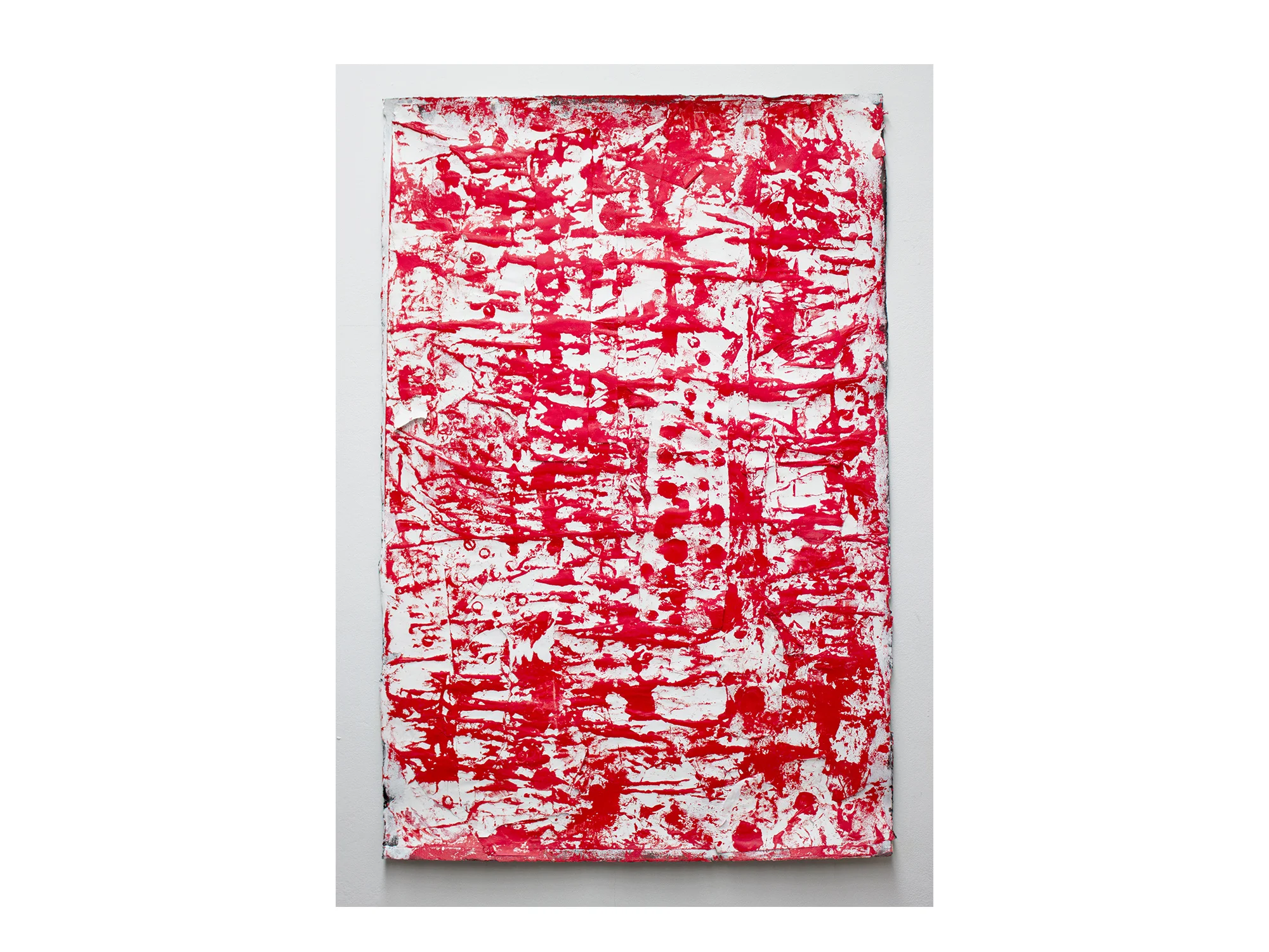 Brett McMahon Taman Bahagia 5 , 2017 gesso, acrylic and enamel on paper 150 x 102cm ARTIST BIO