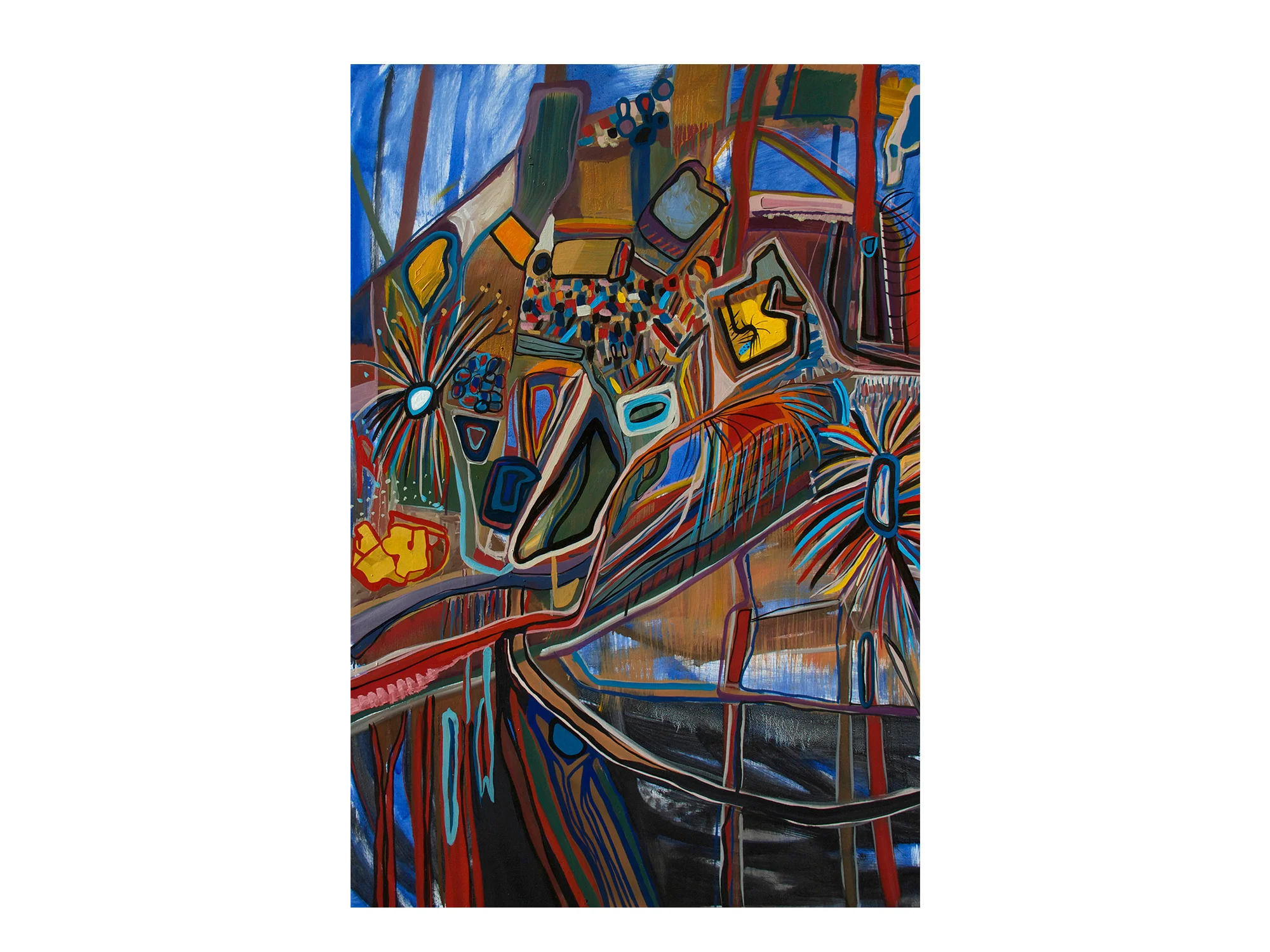 Mary Barton Please Excuse the Technology , 2016 oil on canvas 82 × 123 cm ARTIST BIO