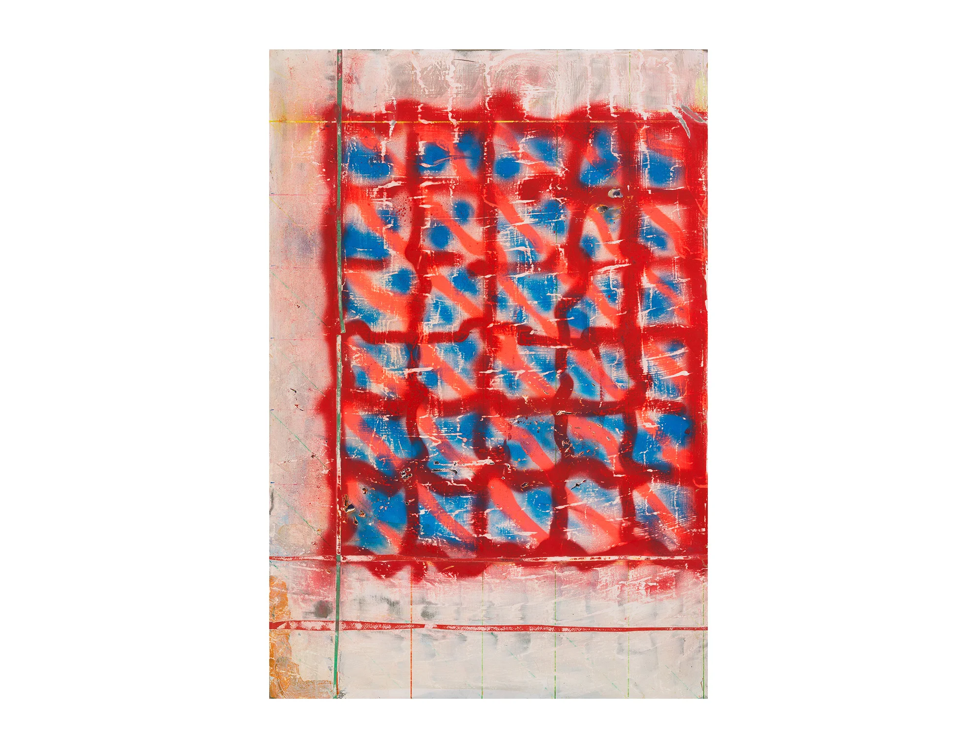Tom Vincent Sol Grid , 2017 acrylic, aerosol and paper on board 60 x 90cm ARTIST BIO