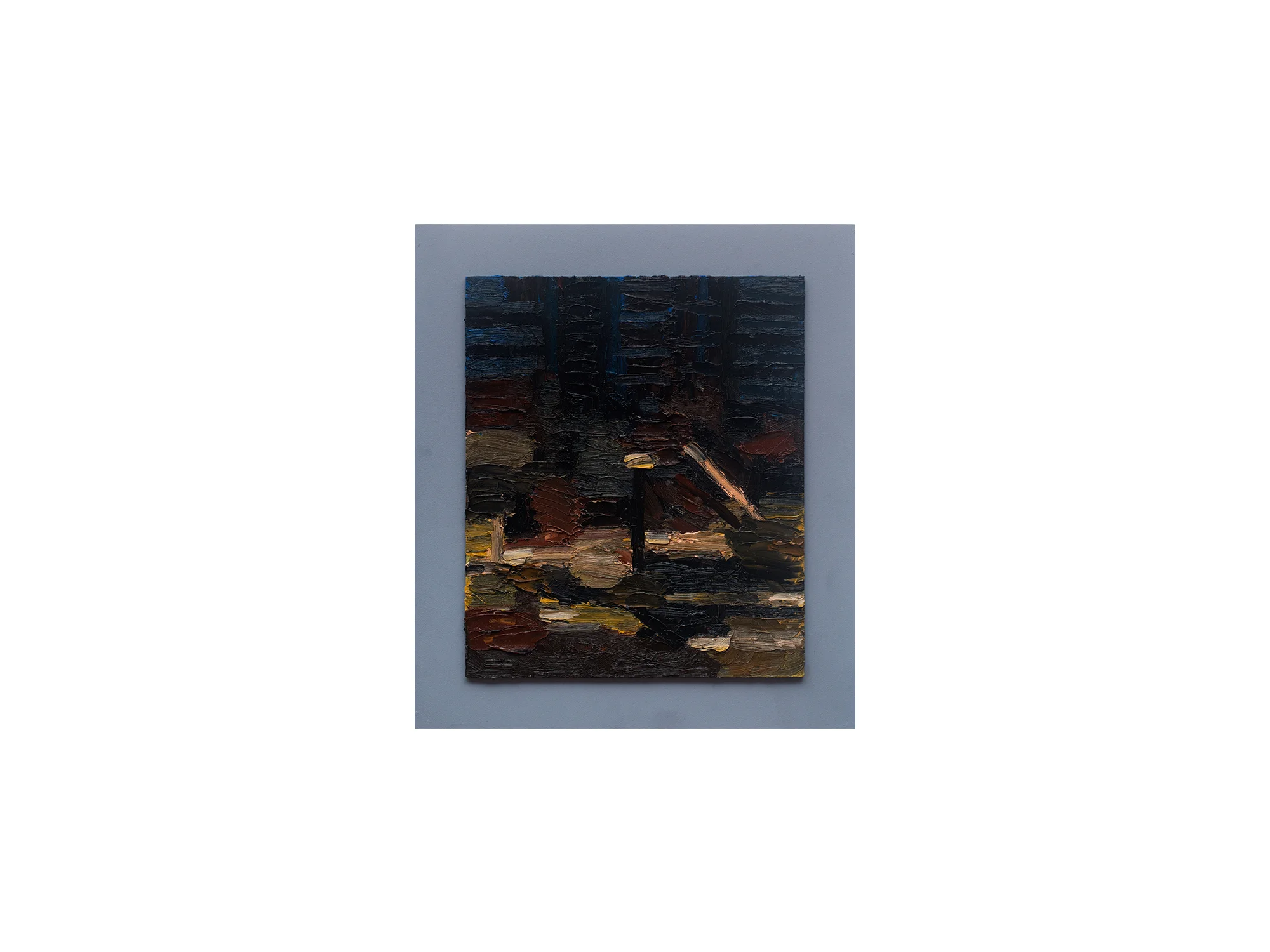 James Clayden Street Study After Sickert , 2017 oil on board 35.5 x 30.5cm ARTIST BIO