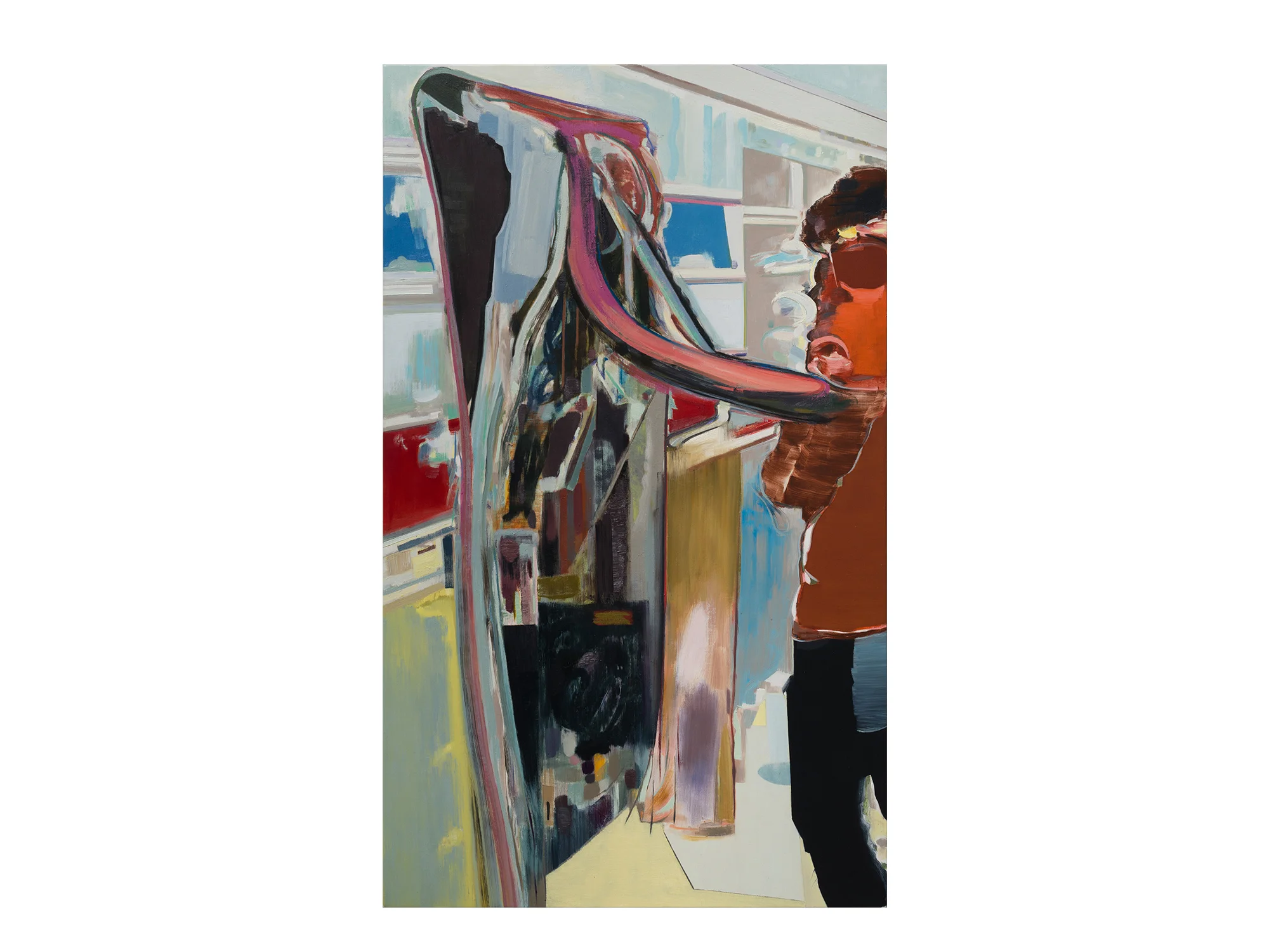 Peter Westwood Caught up, 2017 oil on linen 153 x 91.5 cm ARTIST BIO