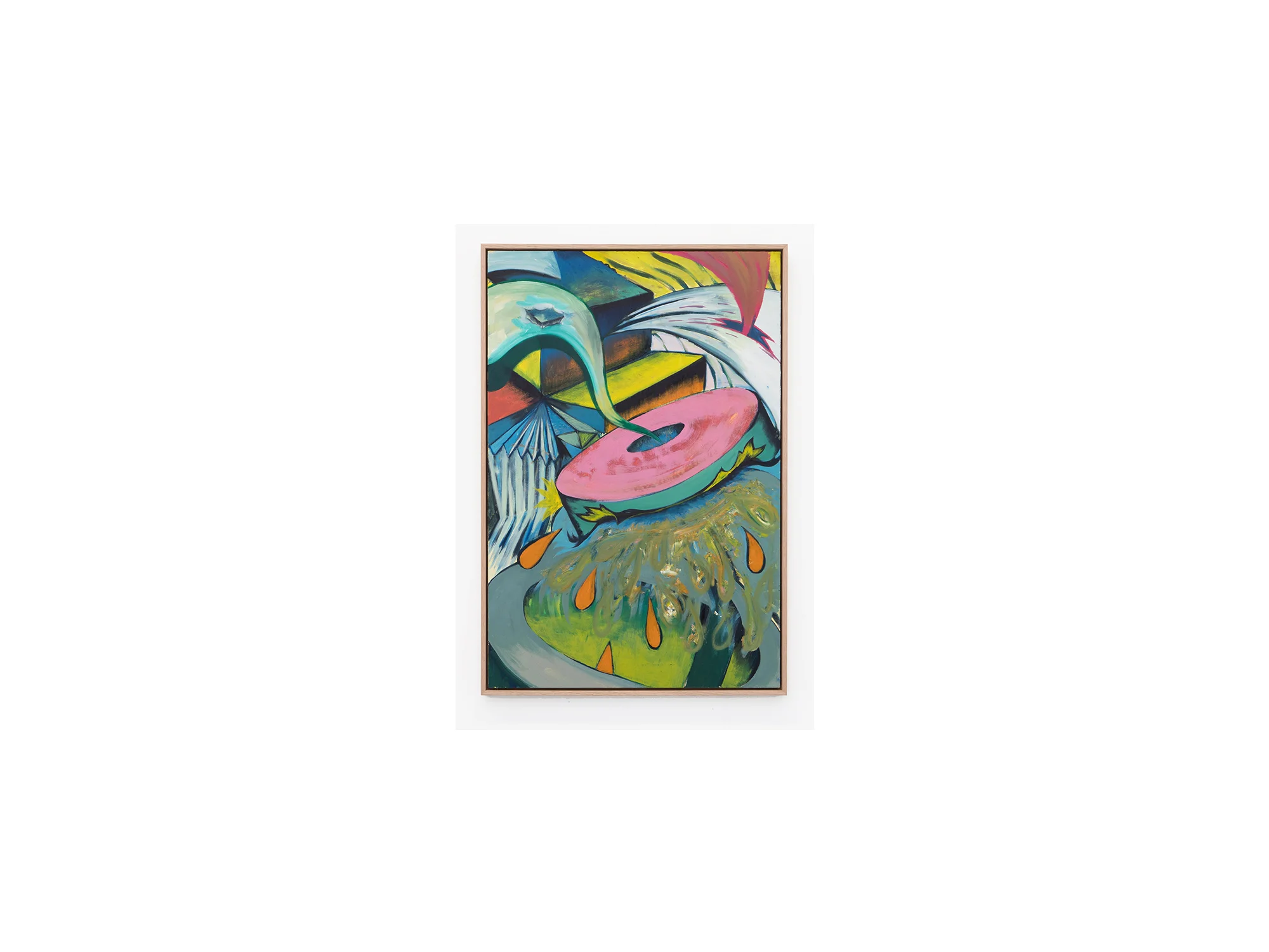 Jarryd Cooper Here Is Your Content, 2017 oil on board 90 x 60 cm