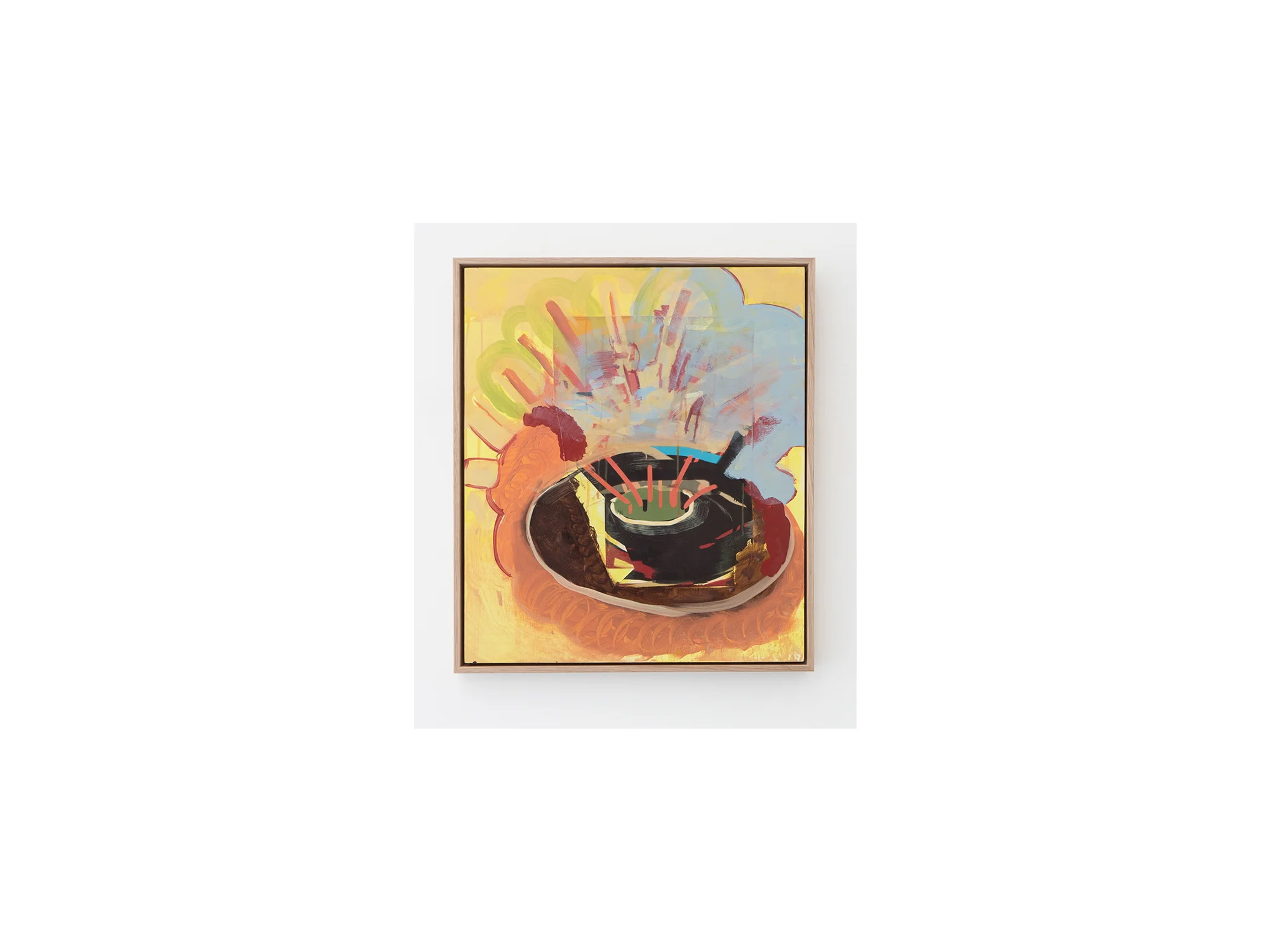 Jarryd Cooper The Whole, 2017 oil and inkjet print on board 60 x 50cm