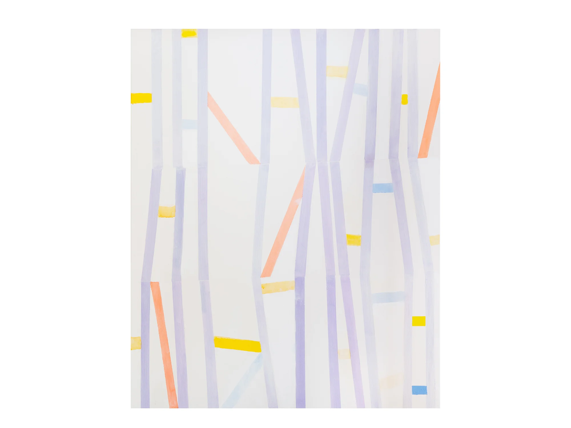 Antonia Sellbach Kinetic Conversation 1, 2018 acrylic on linen 137 x 112cm