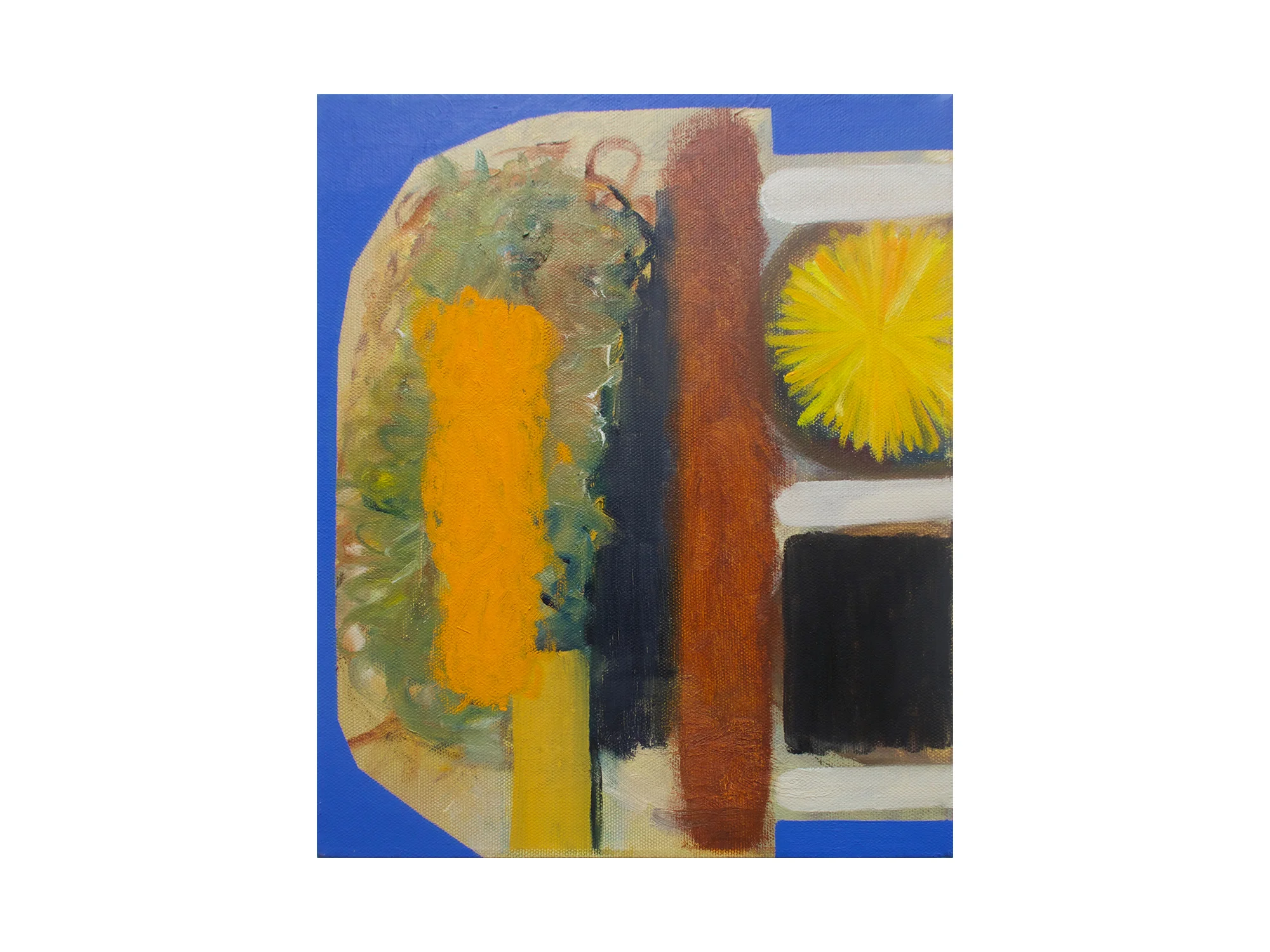 Neil Keith Baker Press , 2017 oil on canvas 30.5 x 25.5cm ARTIST BIO
