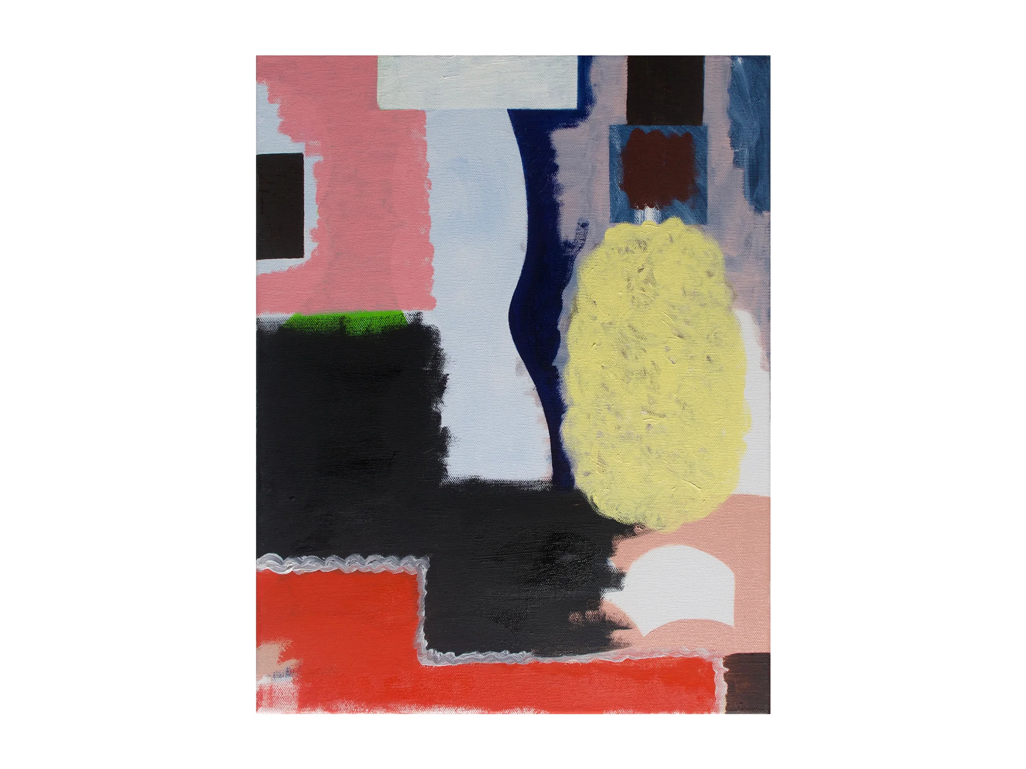 Neil Keith Baker The Inflated Tear , 2018 oil on canvas 46 x 35.5cm ARTIST BIO