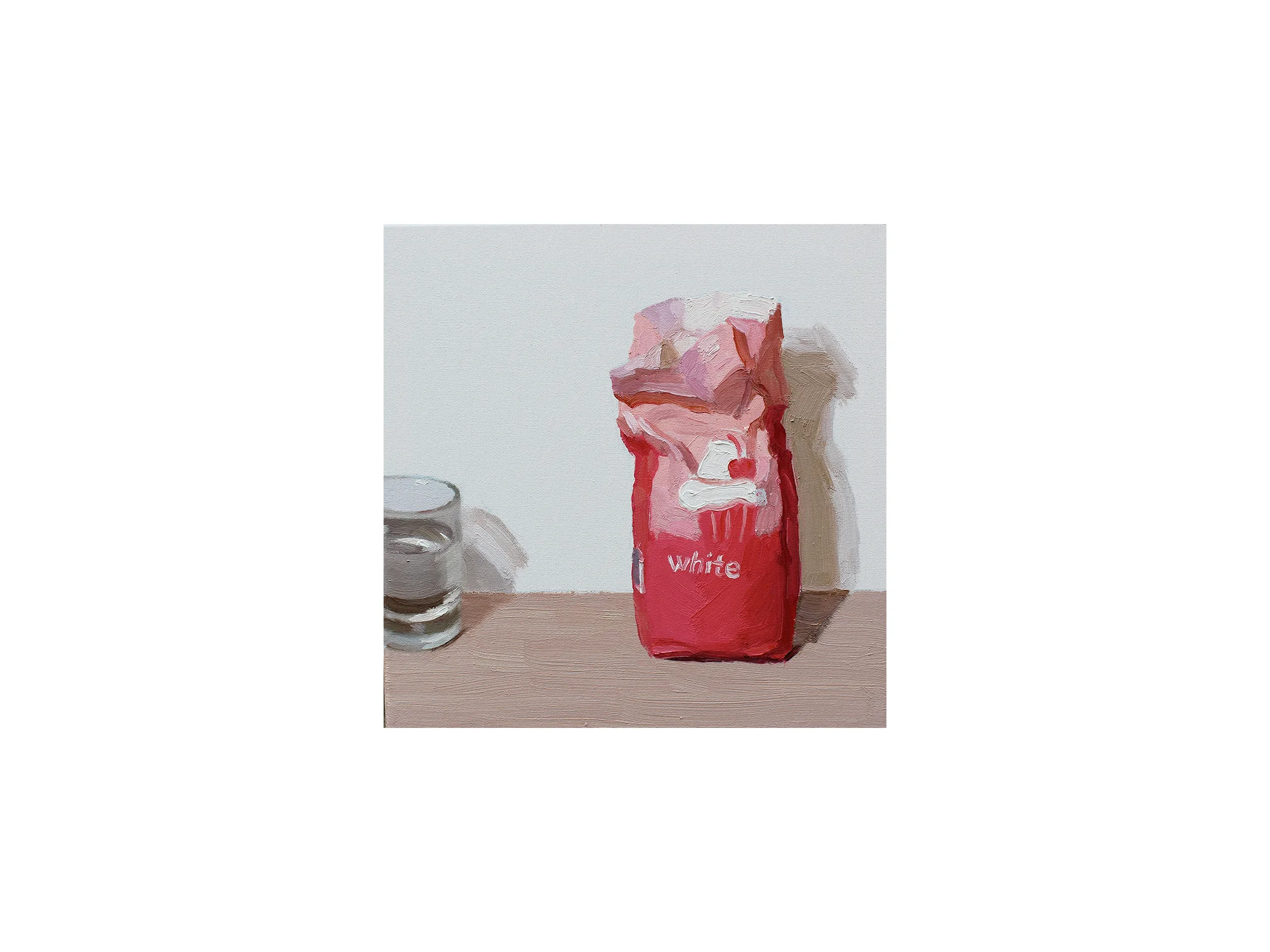 Zai Kuang Basic Food #5, 2018 oil on canvas 30 x 30cm ARTIST BIO