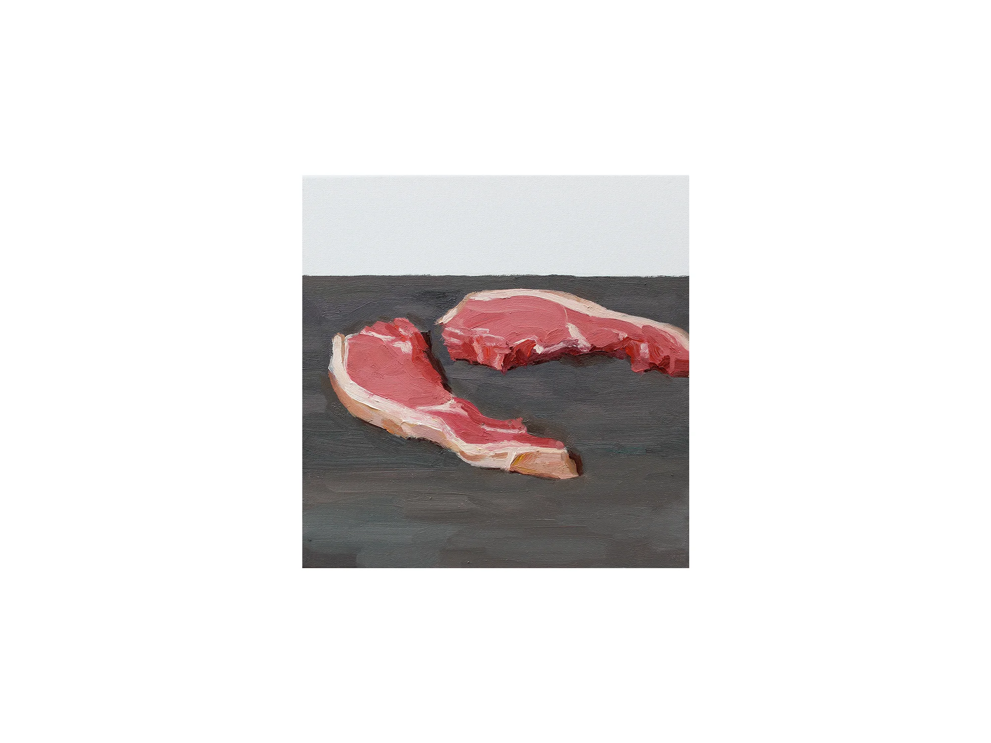 Zai Kuang Basic Food #12, 2018 oil on canvas 30 x 30cm ARTIST BIO