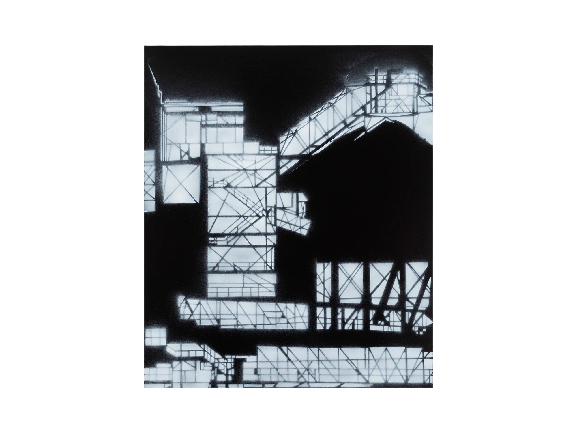 Louise Forthun Misty , 2018 acrylic on linen 107 x 90cm ARTIST BIO
