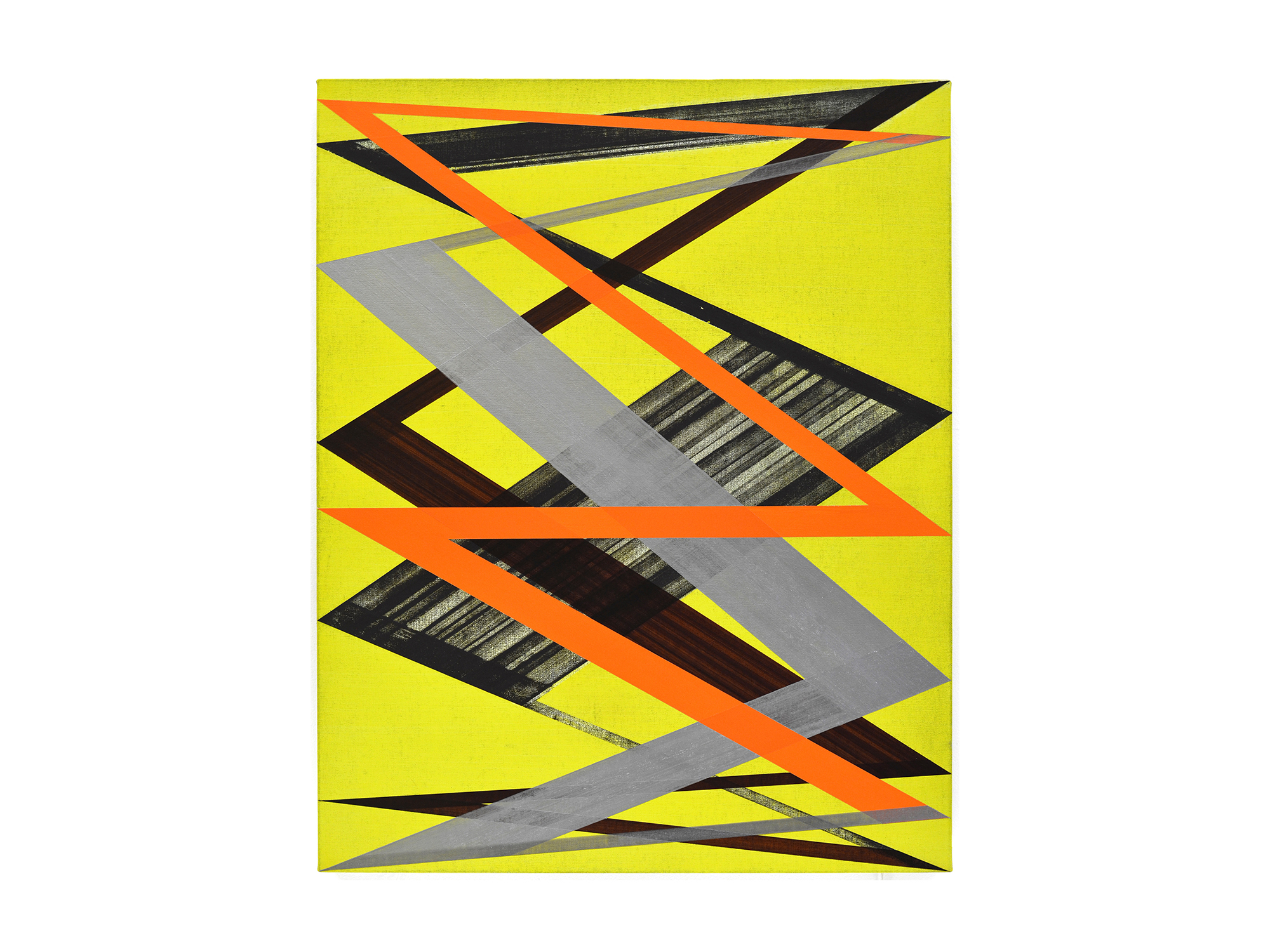 Justin Andrews Lissajous , 2018 acrylic on braced canvas panel 75 x 60cm ARTIST BIO