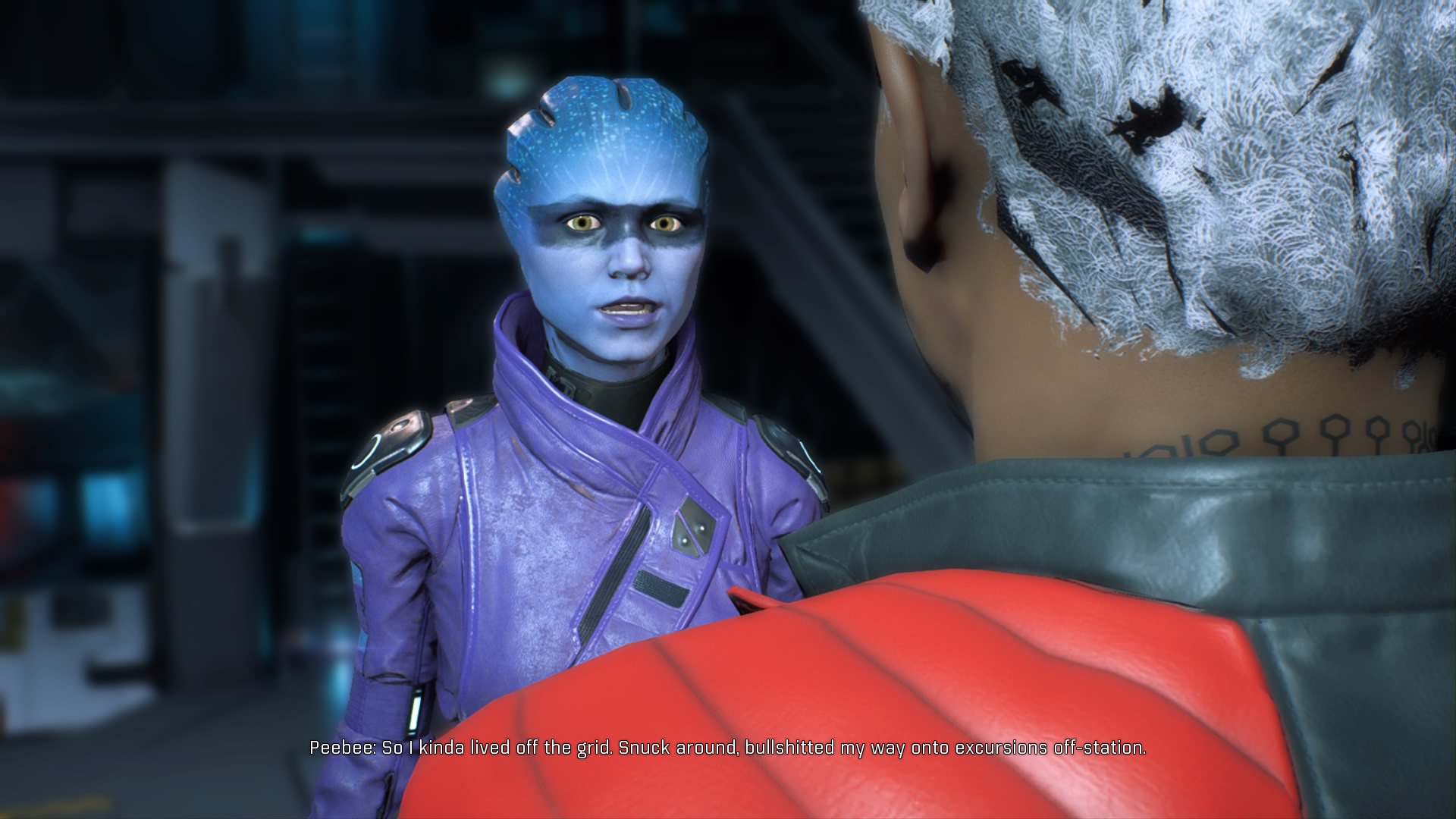 Peebee has some of the best animation in game.