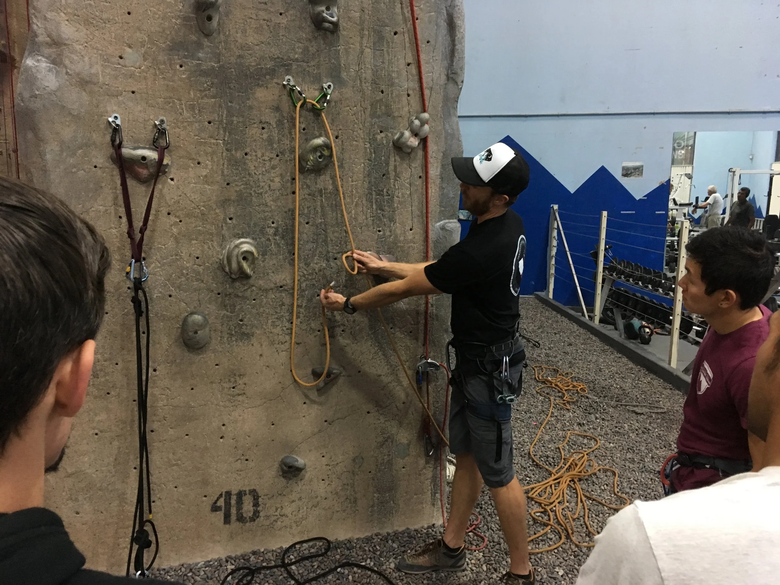 Gym 2 Crag Knots &amp; Hitches Clinic at Vertical Hold Climbing Gym, San Diego