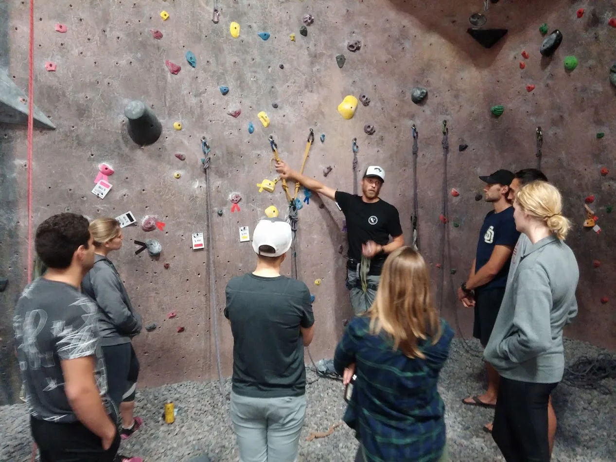 Top Rope Anchors Clinic at Vertical Hold Climbing Gym, San Diego