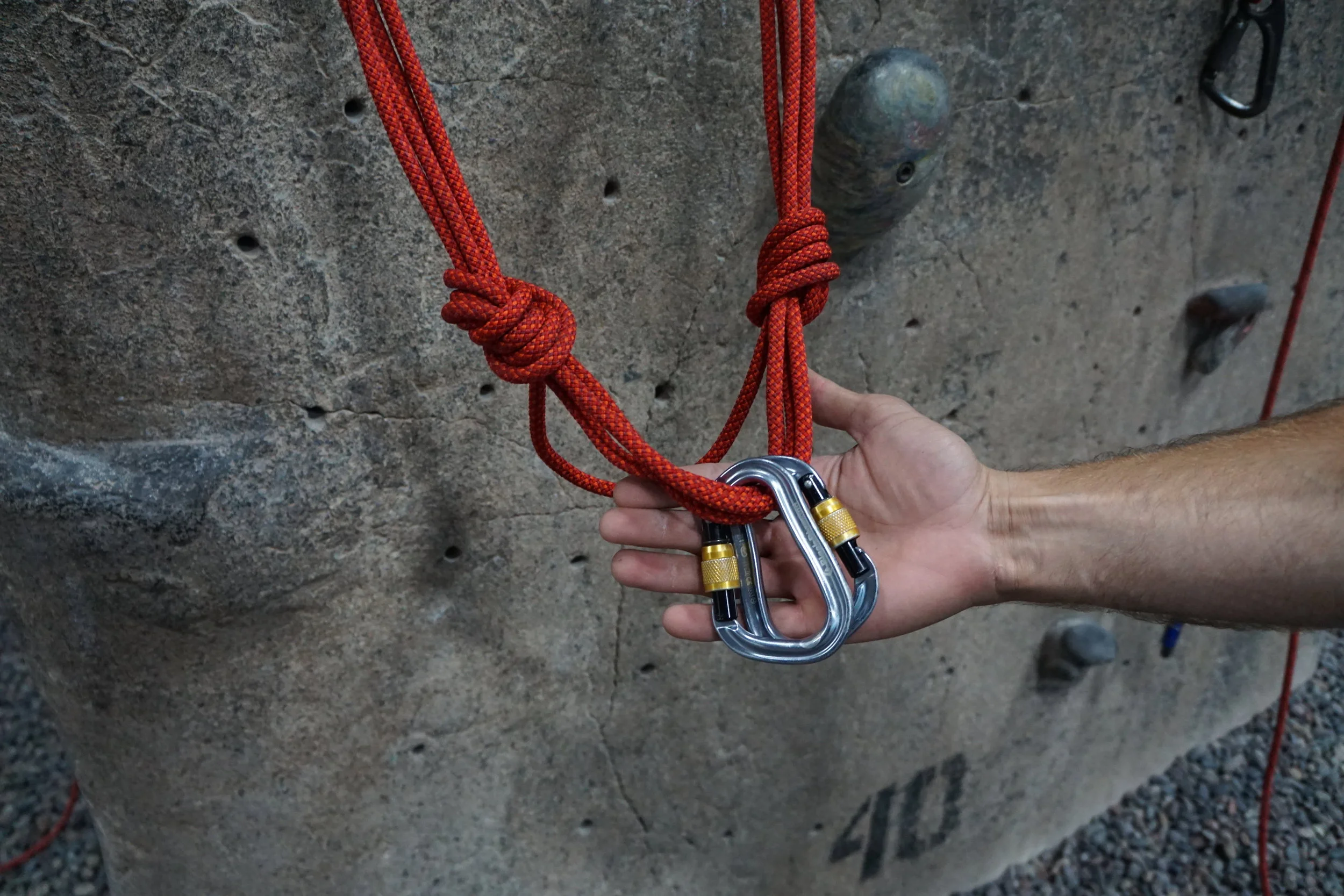Top Rope Anchors Clinic at Vertical Hold Climbing Gym, San Diego 