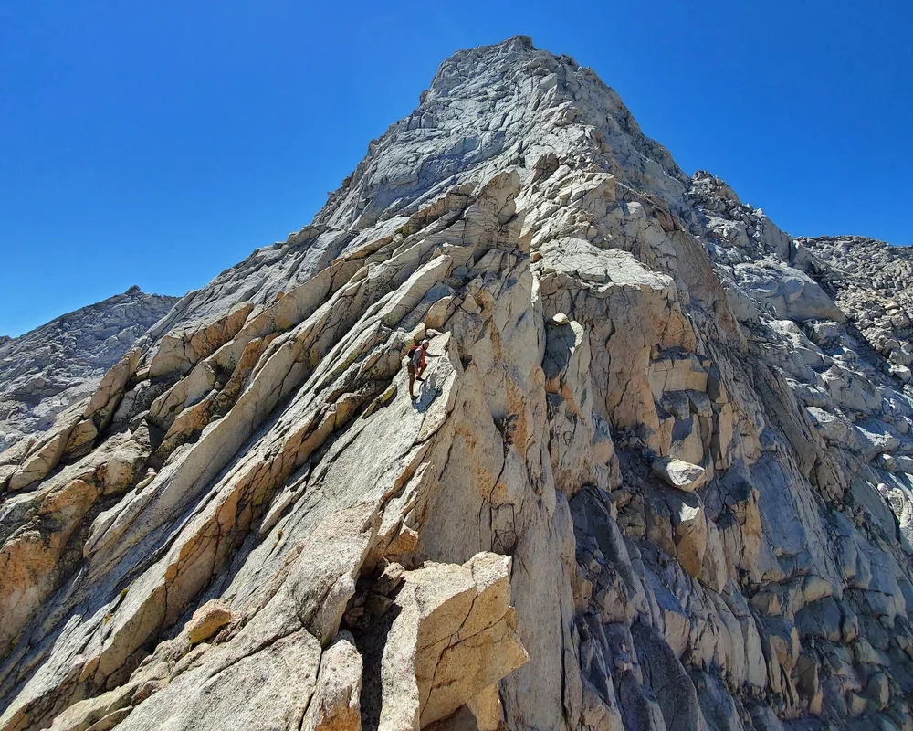 North Ridge Of Lone Pine Peak Reflection Golden State Guiding