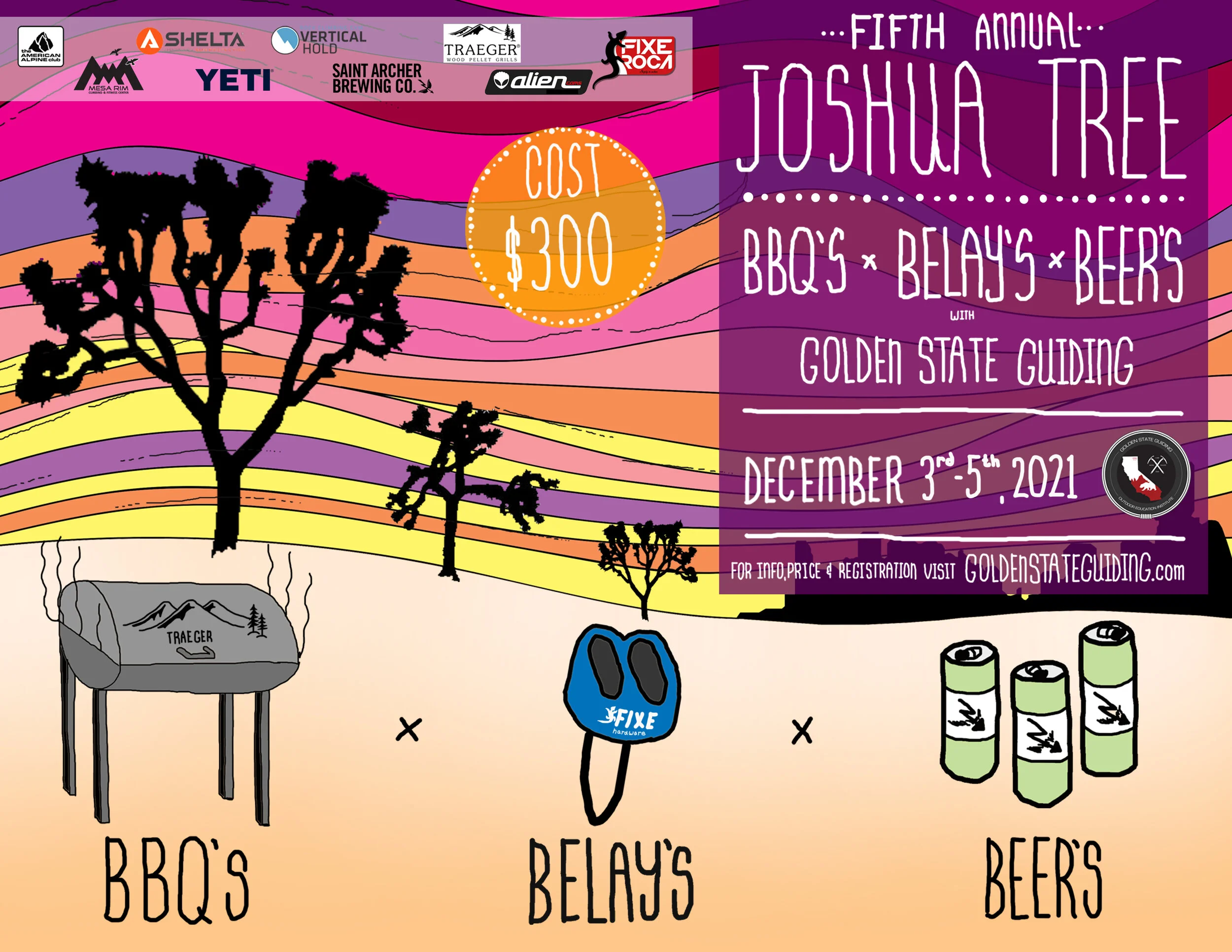 BBQ's x BELAY's x BEER's Joshua Tree