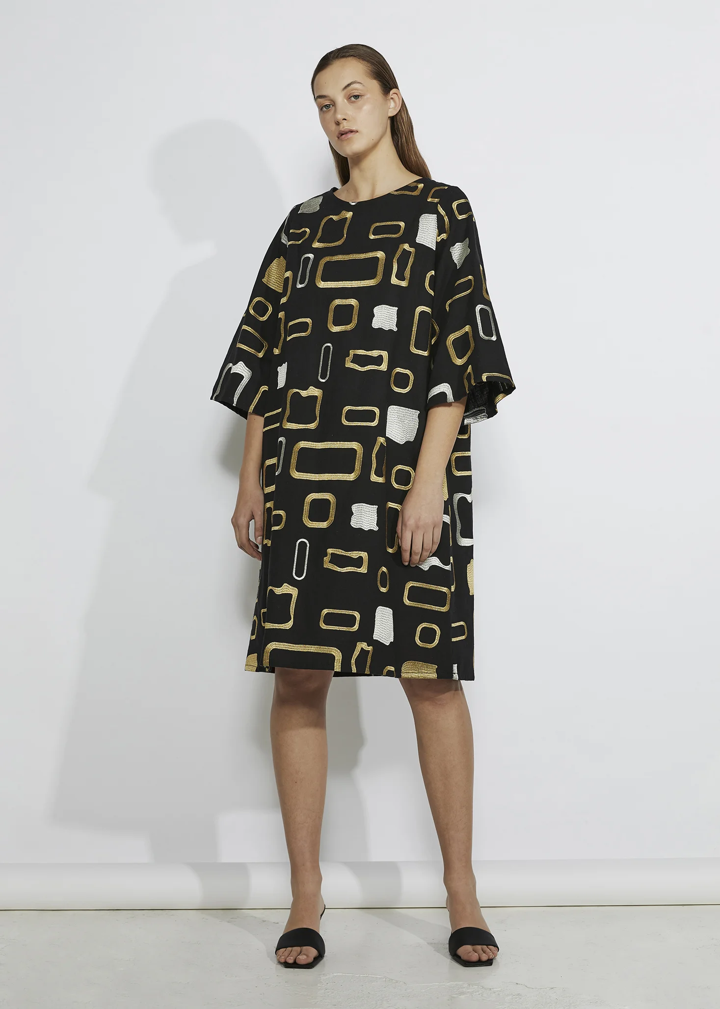 keegan_Heavy_Metal_Made_In_Melbourne_Australia_Handmade_Clothing_Black_Silver_Gold_Patterned_Dress_26.jpg