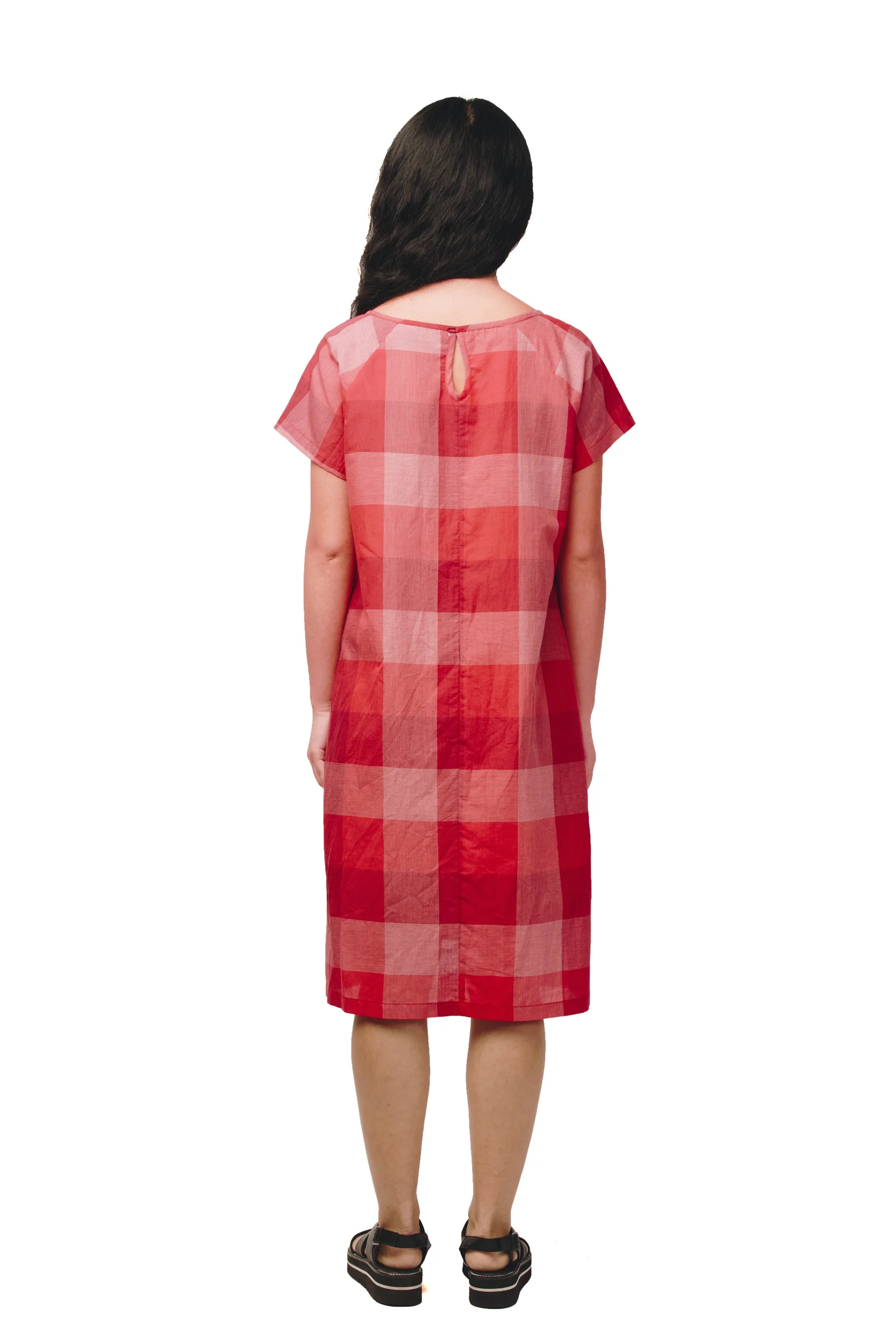 Red Check Dress Back.jpg