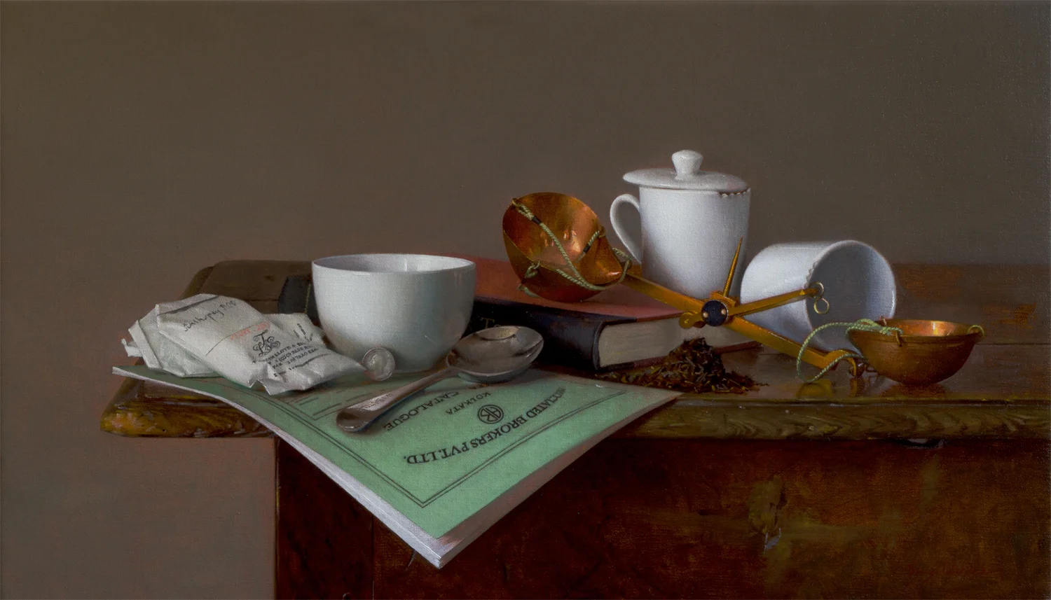 Commissioned Still-life Painting for Tea Merchant Client