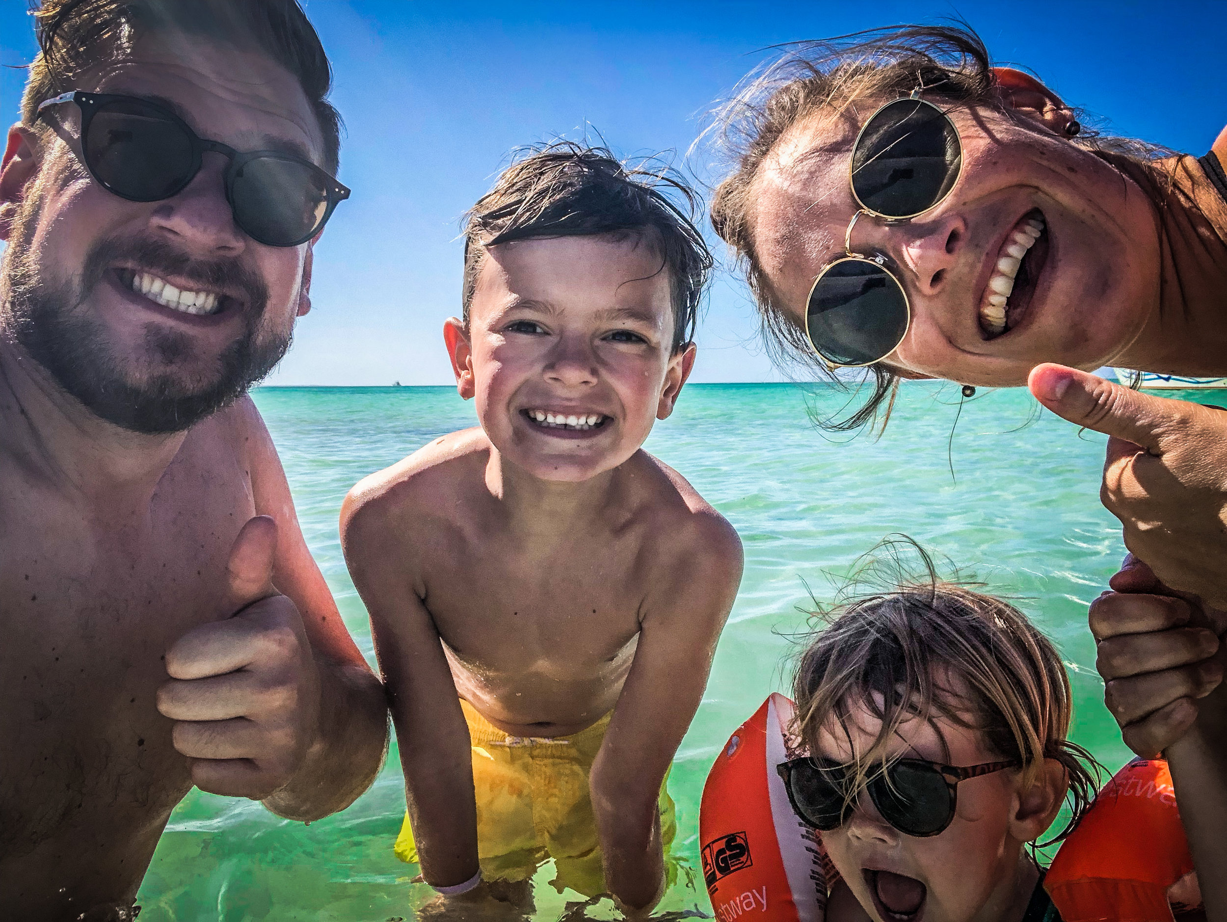 Familie selfie - Cuba