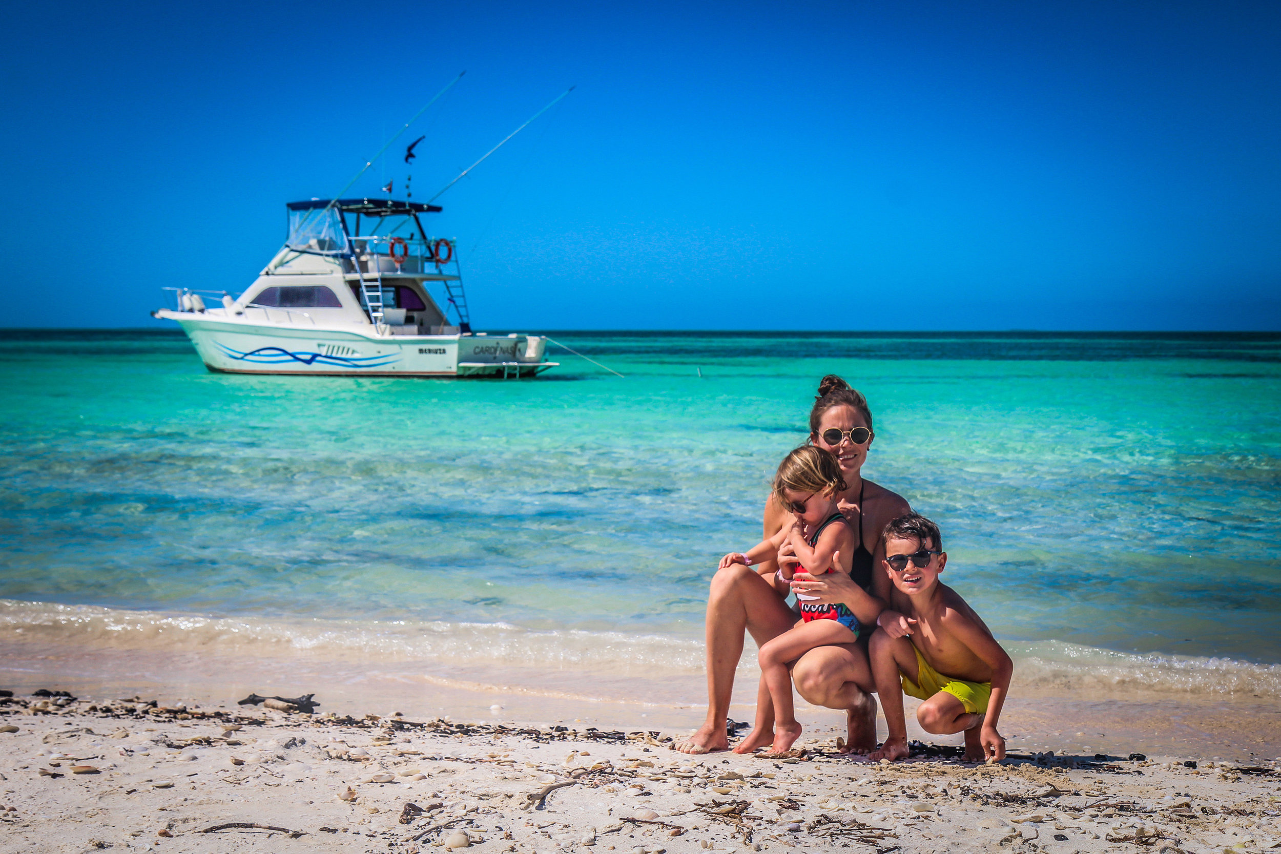 Cuba met kinderen - Cayo Blanco