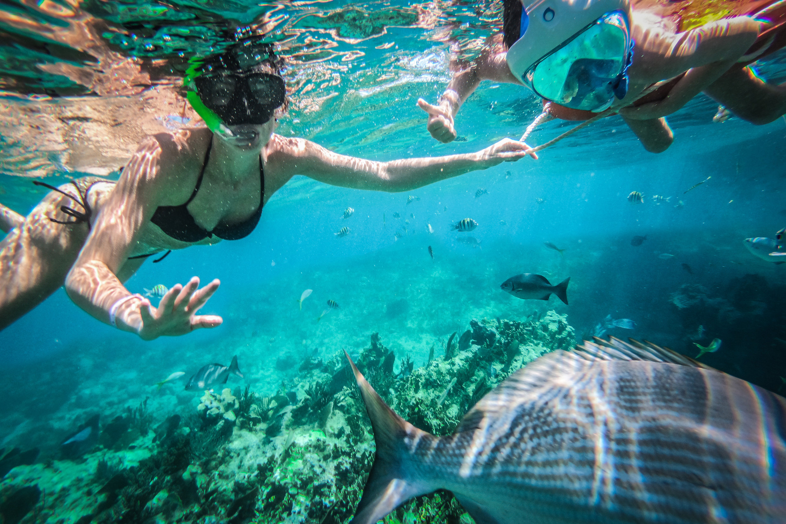 Snorkelen met kinderen in Cuba