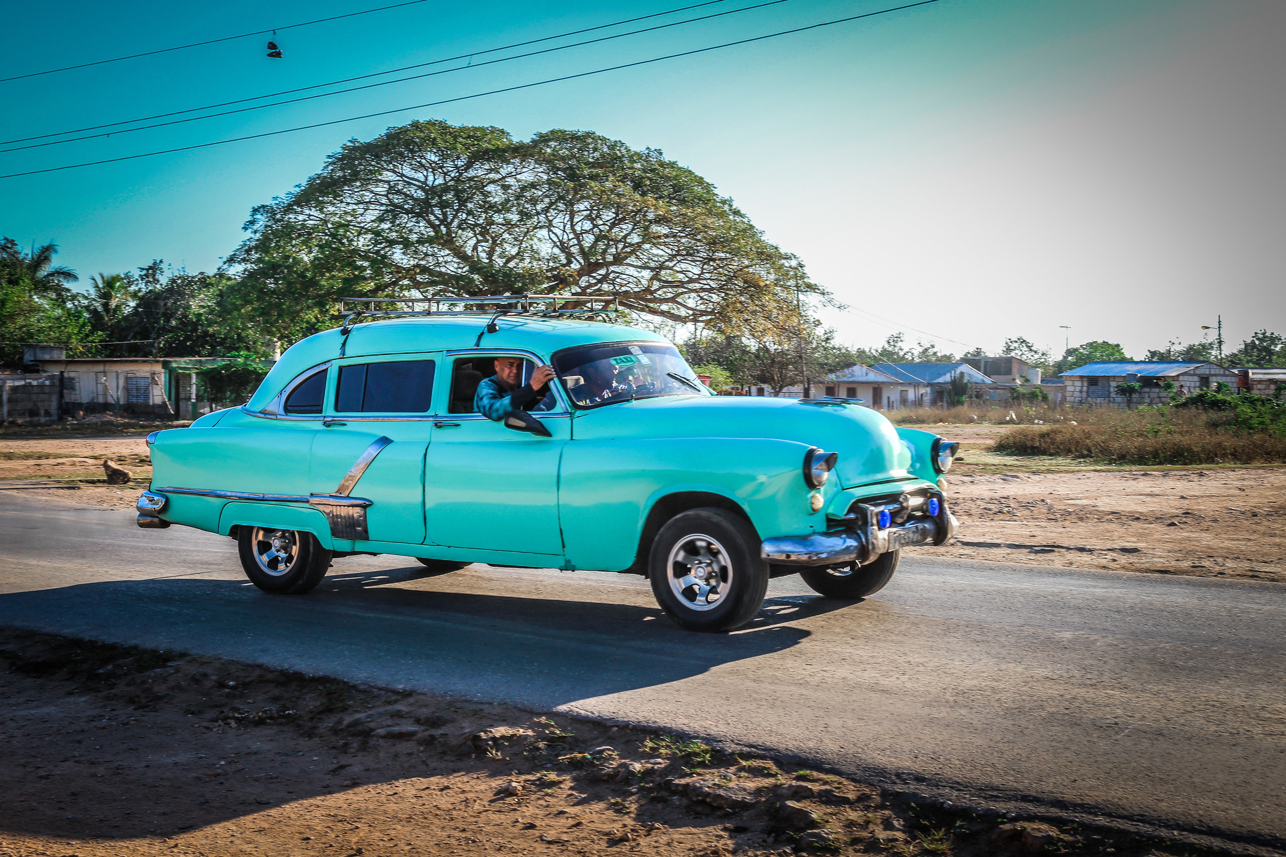 Onderweg naar Trinidad cuba - oldtimer