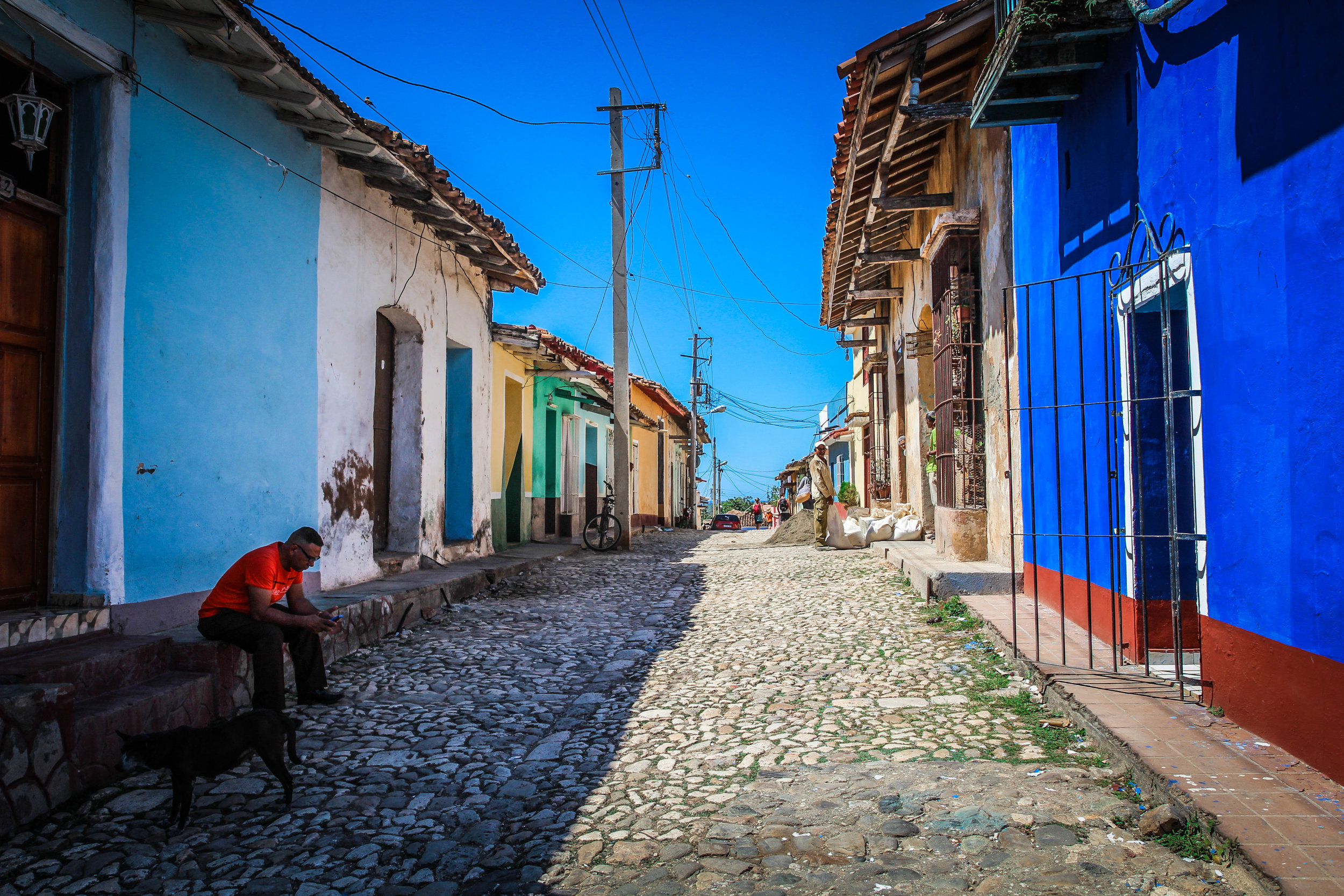 Blauwe huizen trinidad cuba